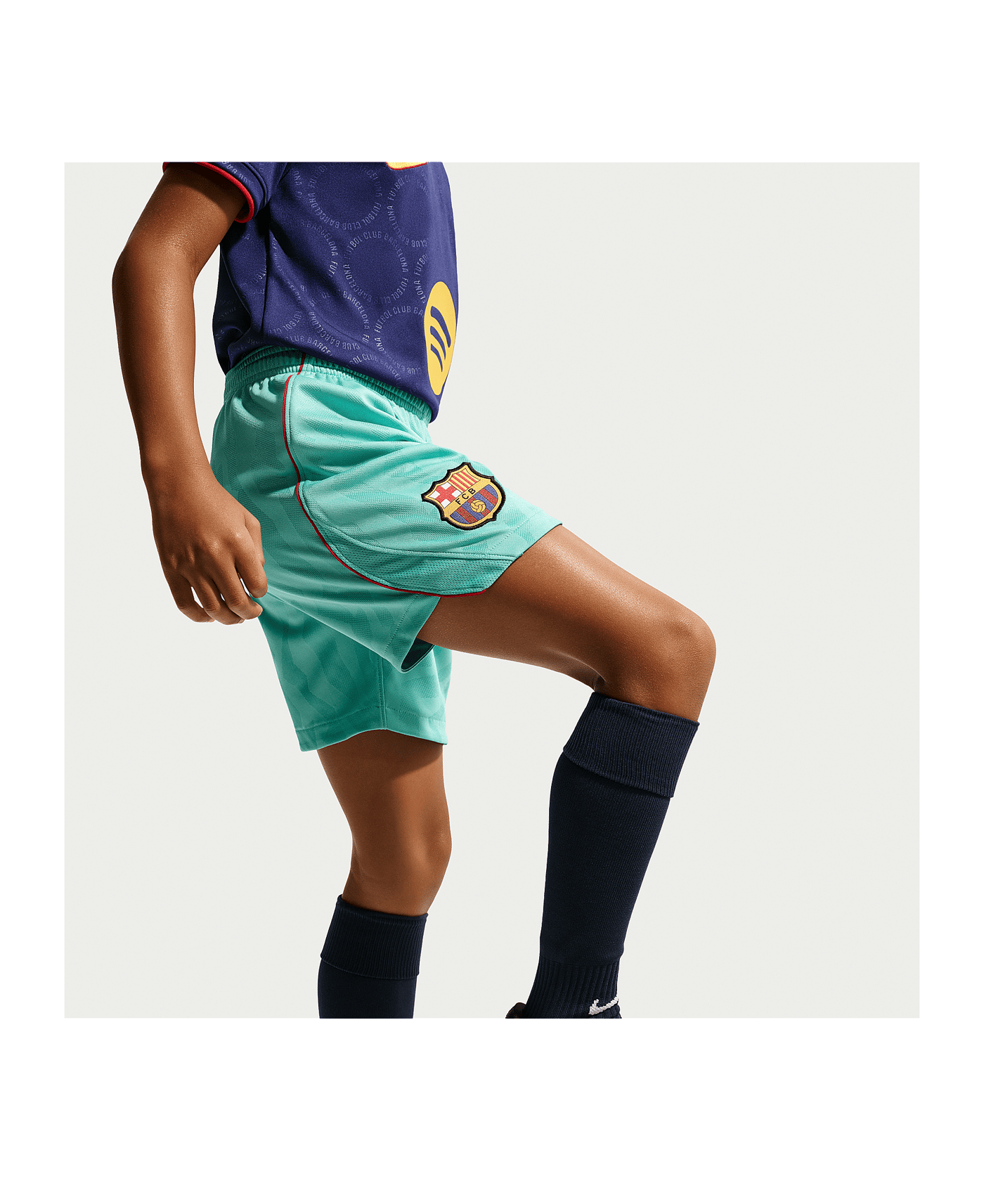 Nike FC Barcelona Short 3rd 2026/2027 Kids Grün F345 - gruen