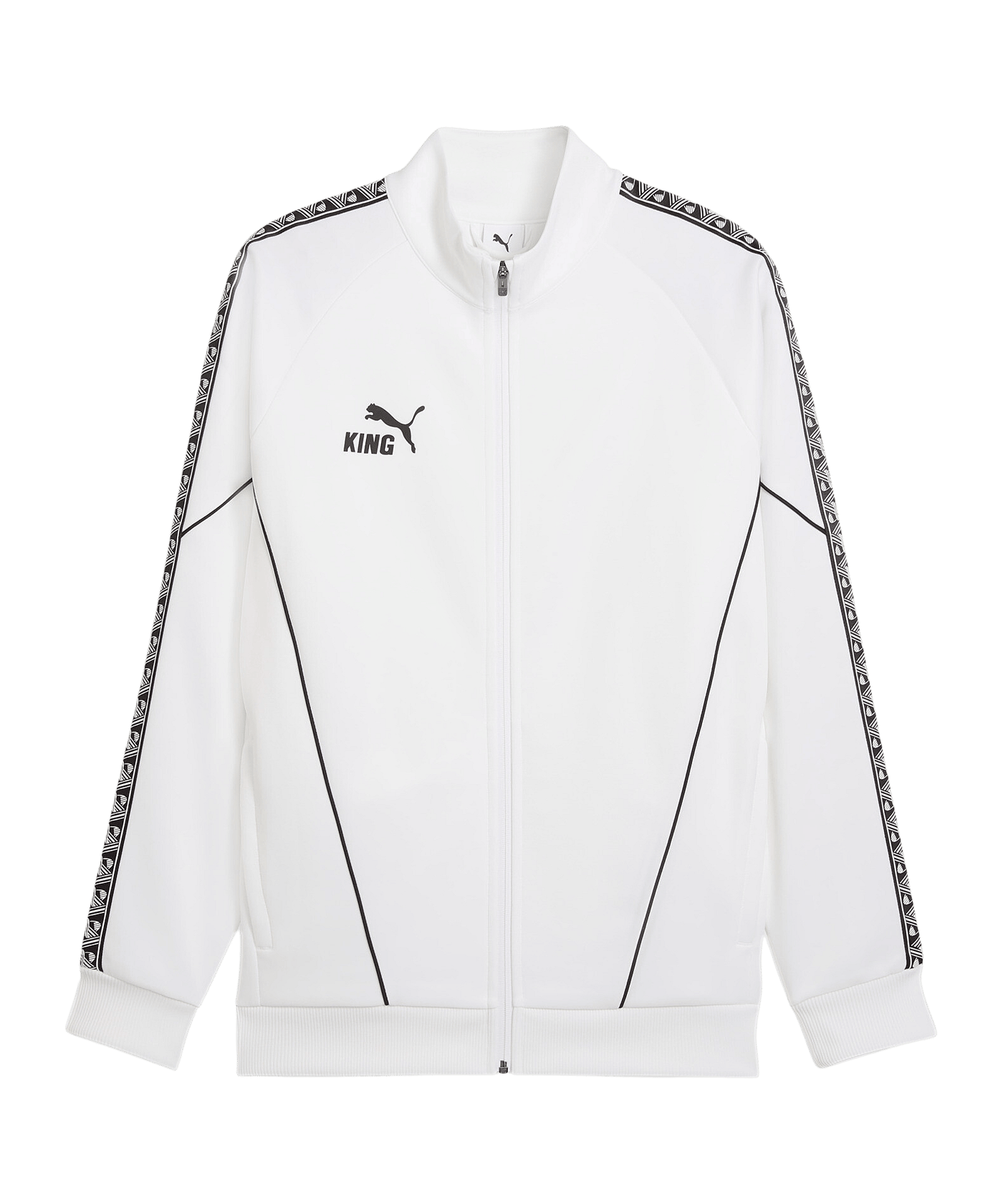PUMA teamKING Anthem Jacke Weiß F04 - weiss