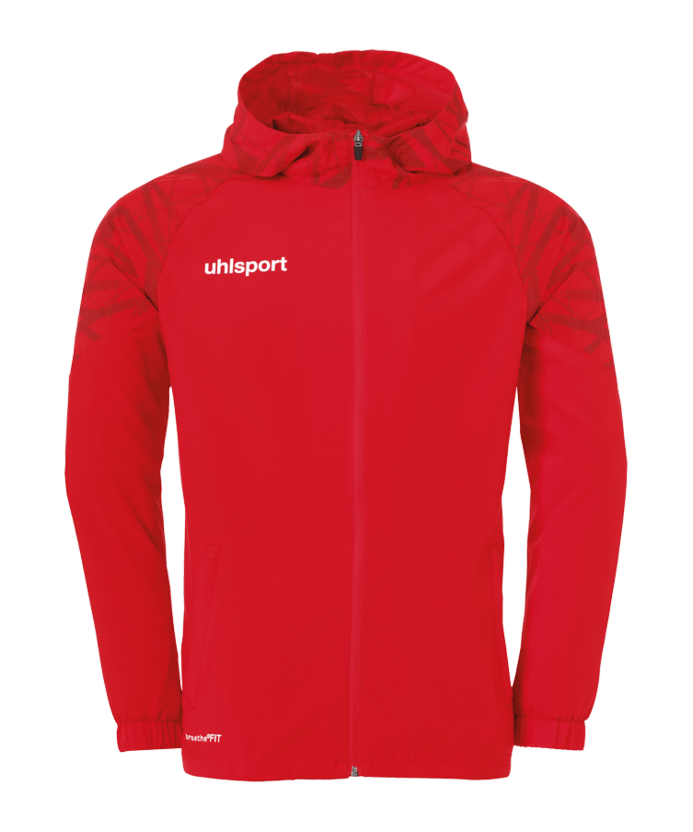 Uhlsport Goal 25 Evo Woven Kapuzenjacke Rot F04 - rot