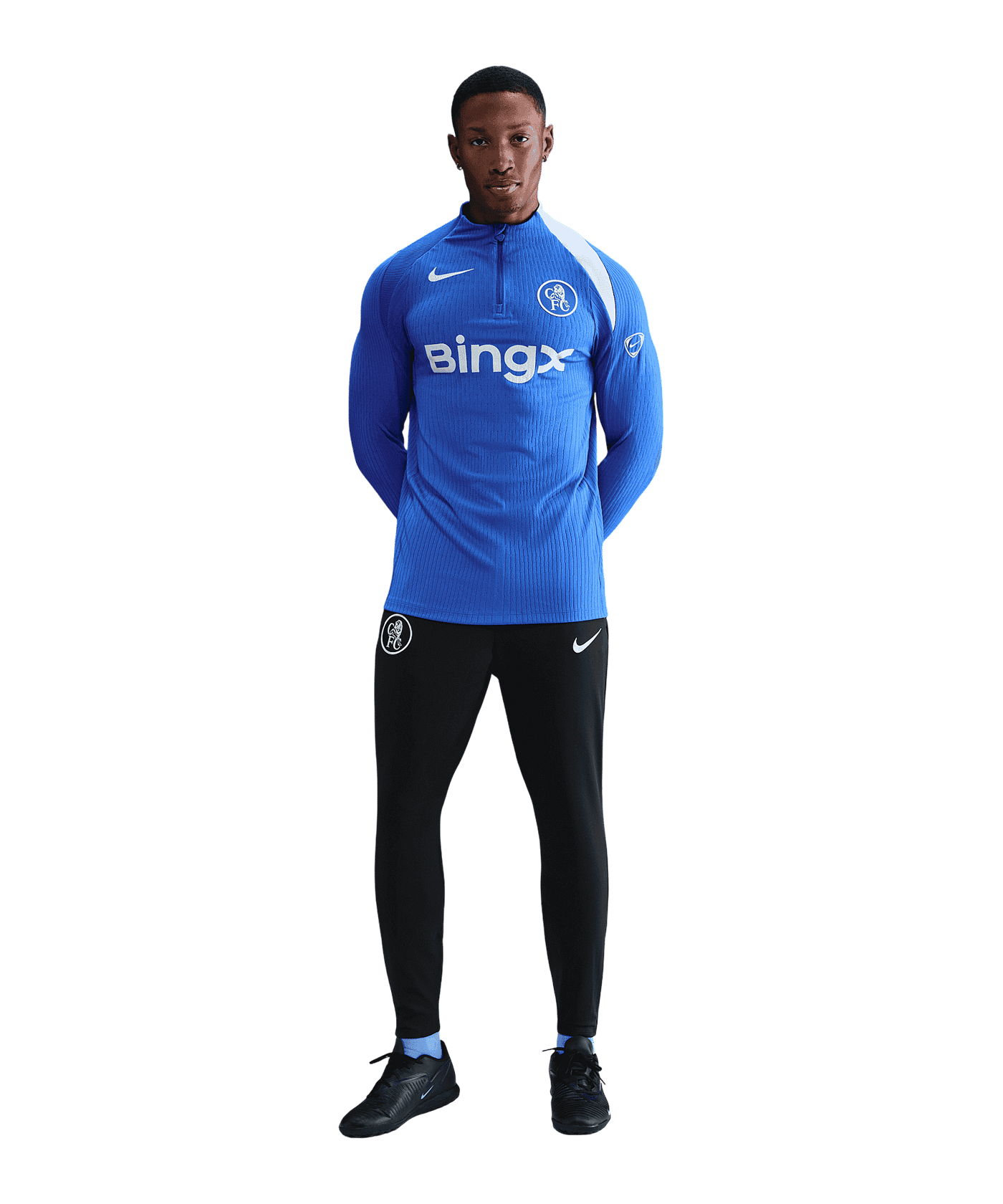 Nike FC Chelsea London Strike Trainingshose Schwarz F010 - schwarz