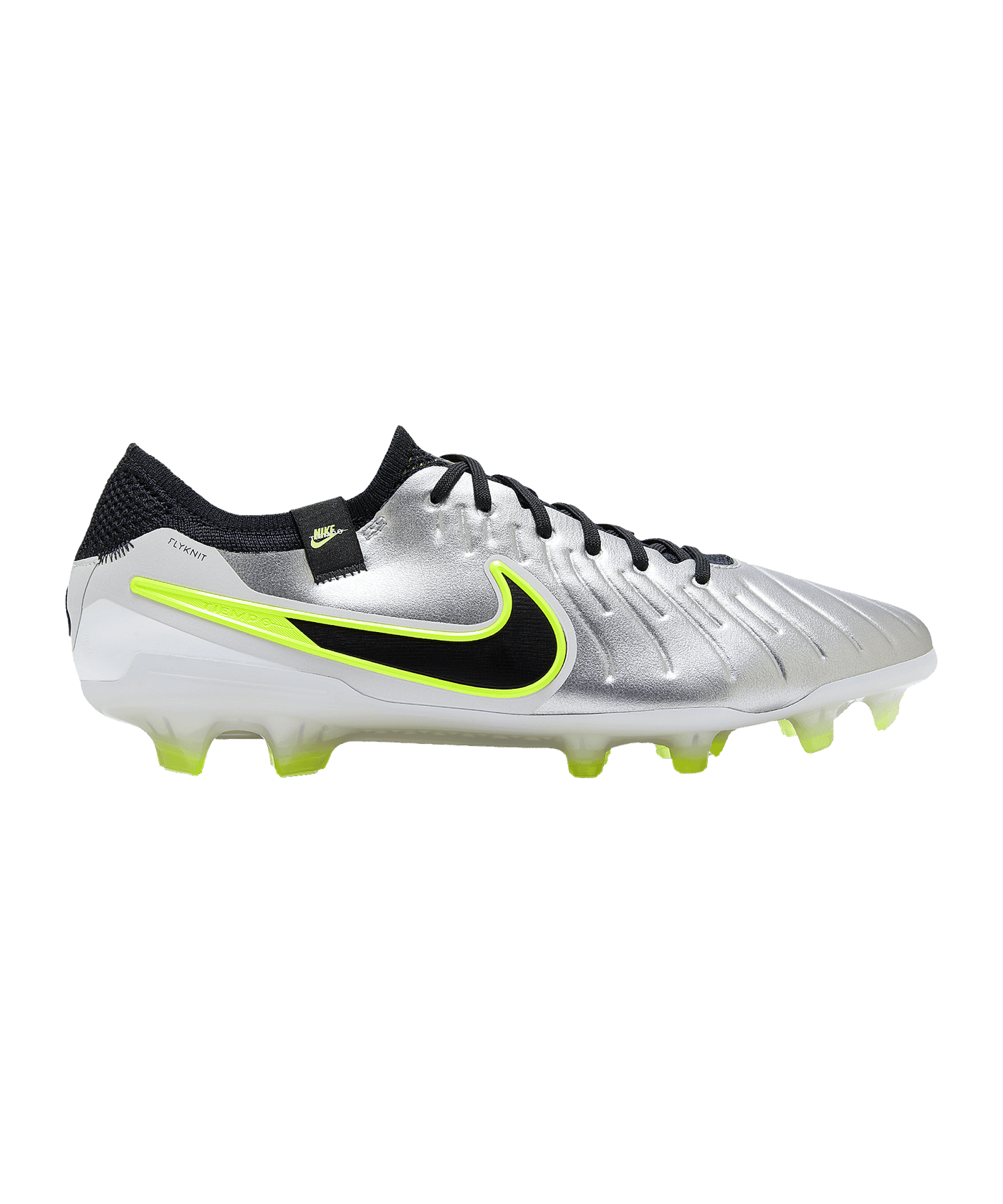 Nike Tiempo Legend X Elite FG Mad Voltage Silber Schwarz F001 - silber