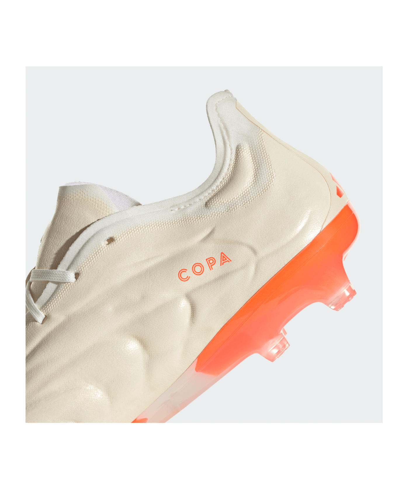 adidas COPA Pure.1 FG Heatspawn Weiss Orange - weiss