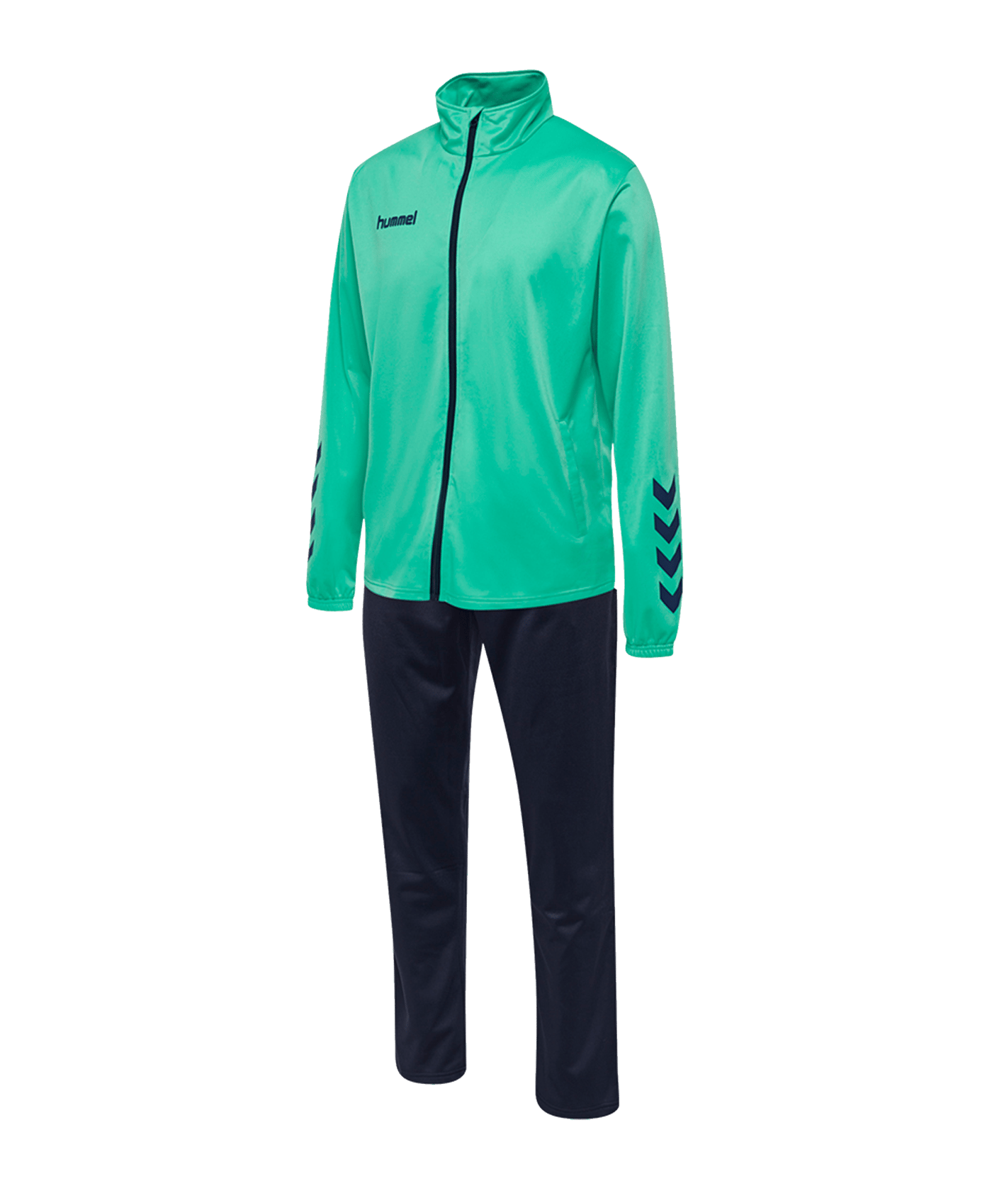 ARENA Team Line Trainingsanzug – Unisex, Schwarz, 100% Polyester, Jacke & Hose