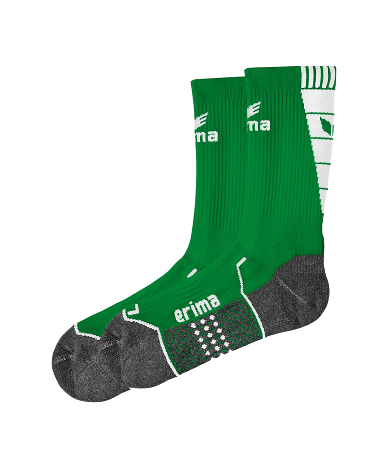 Erima Short Socks Trainingssocken Grün Weiss - gruen