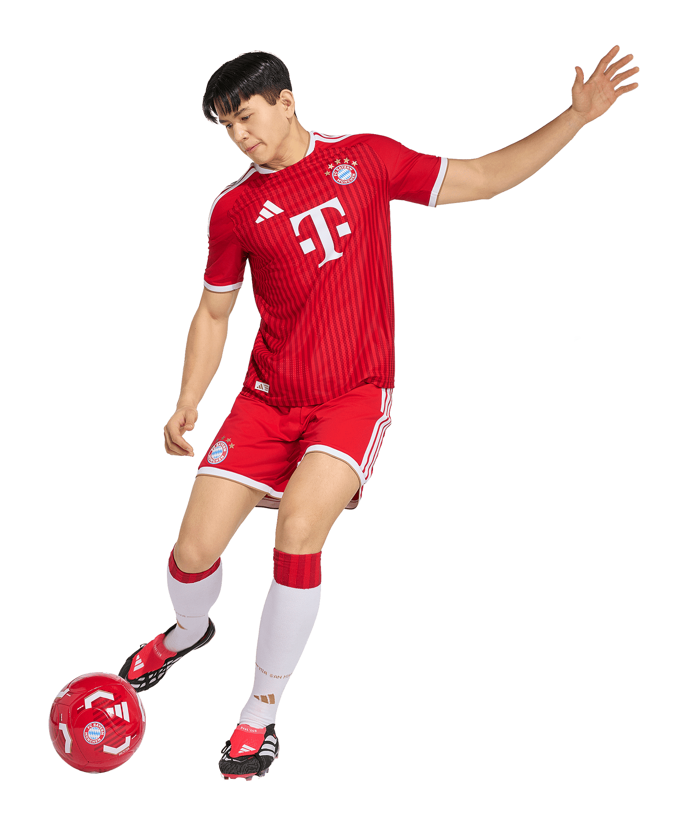 adidas FC Bayern München Authentic Trikot Home 2026/2027 Rot - rot