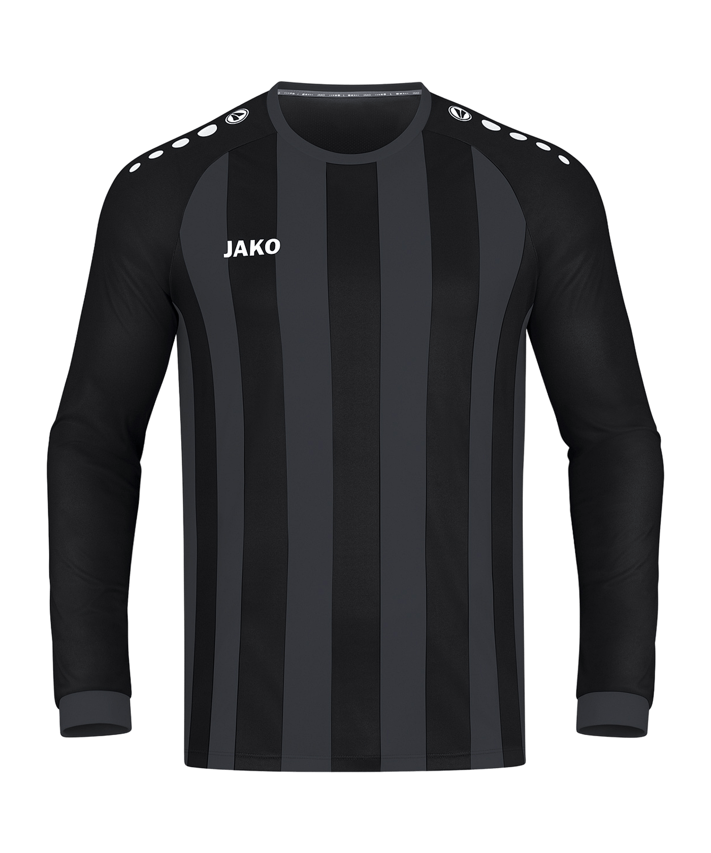 JAKO Inter Trikot Langarm Schwarz Grau F801 - schwarz