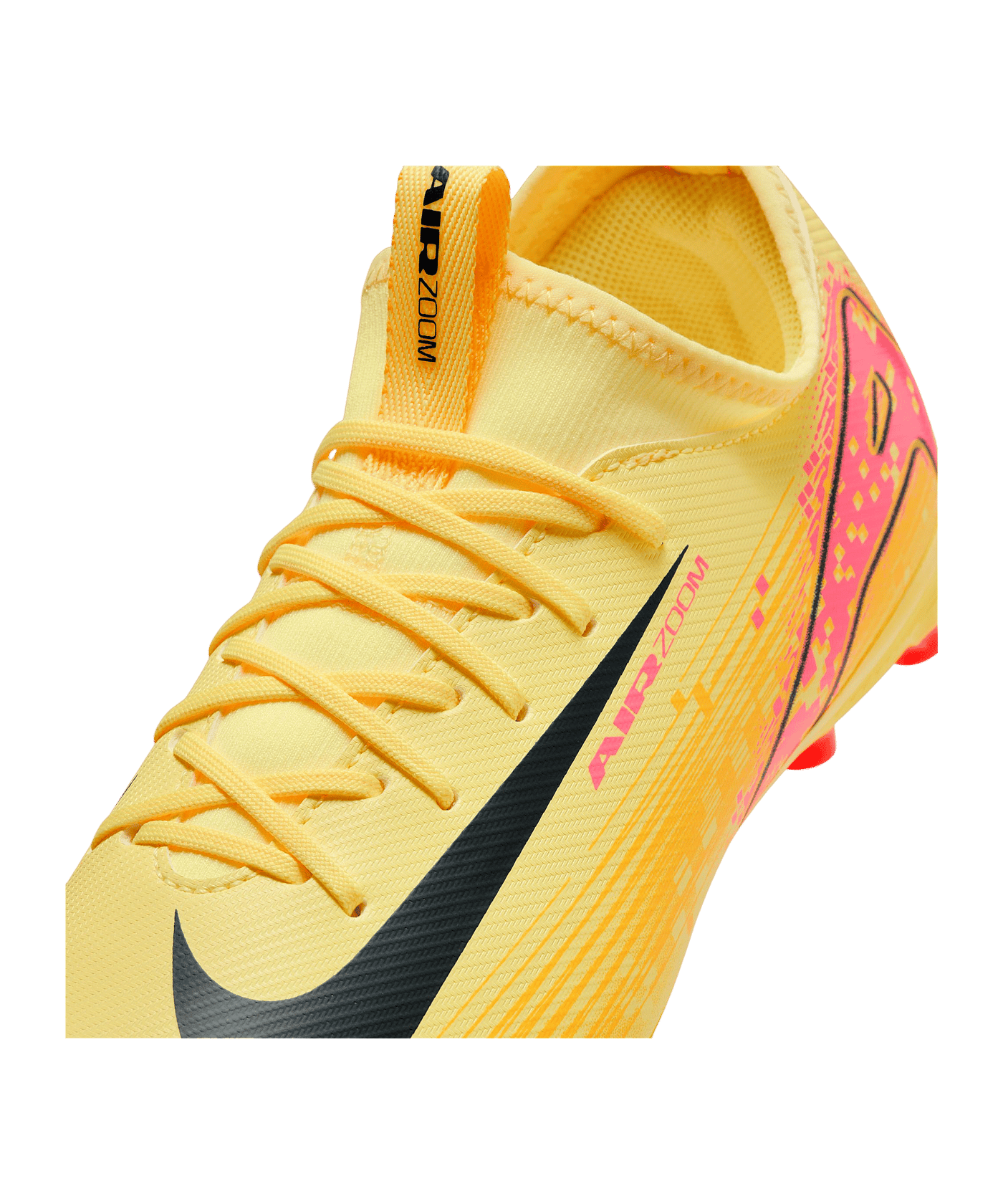 Nike Jr Air Zoom Mercurial Vapor XVI Academy FG/MG Mbappe Signature Kids Orange Blau F800 - orange