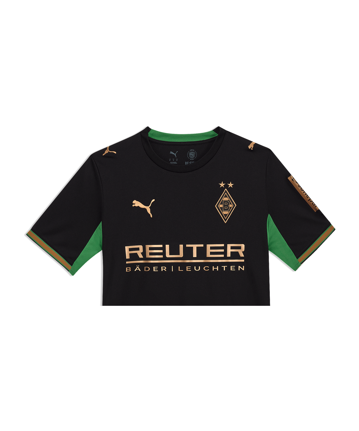 PUMA Borussia Mönchengladbach Trikot Away 2026/2027 Schwarz F02 - schwarz