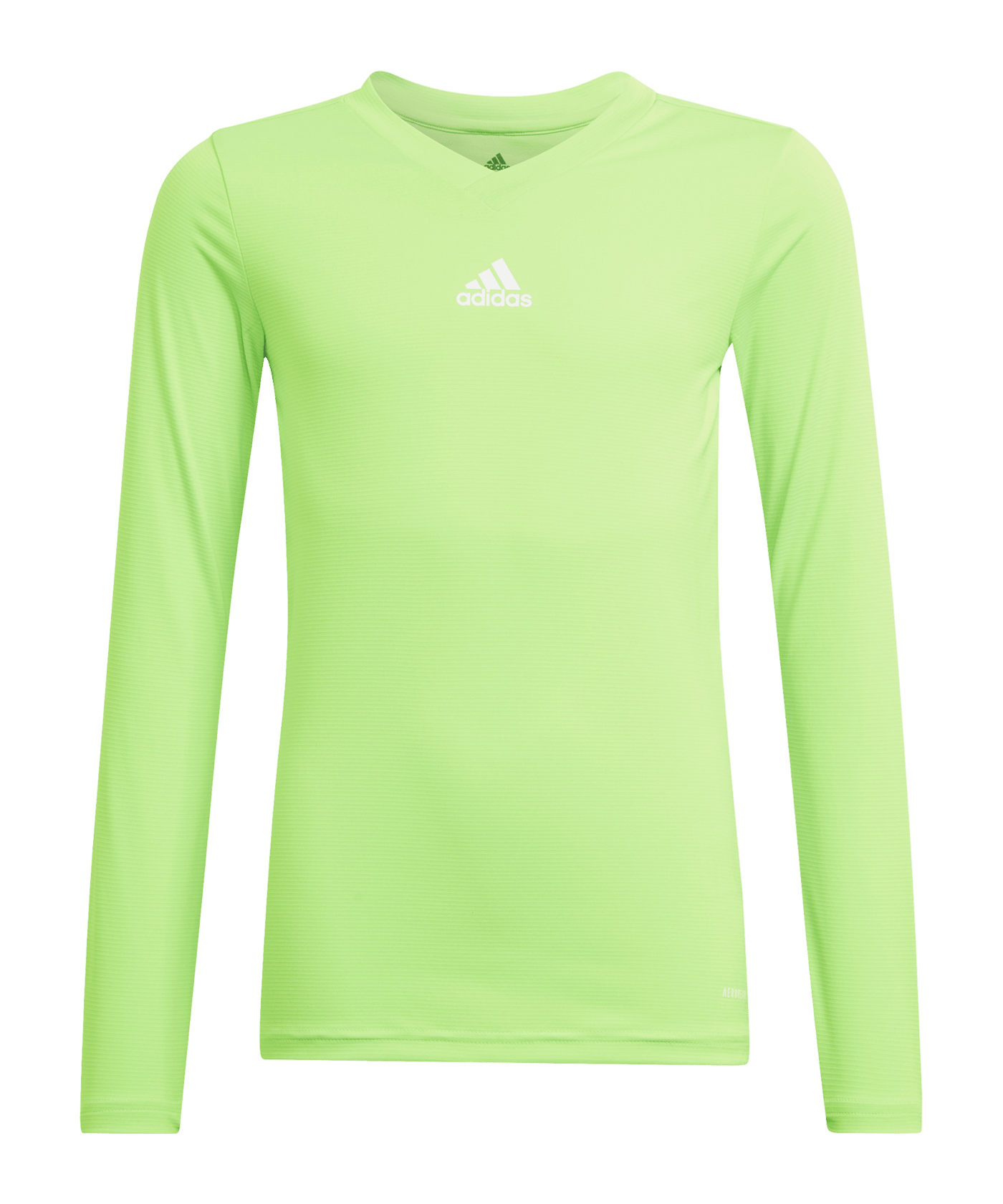 adidas Team Base Top langarm Kids Grün - gruen