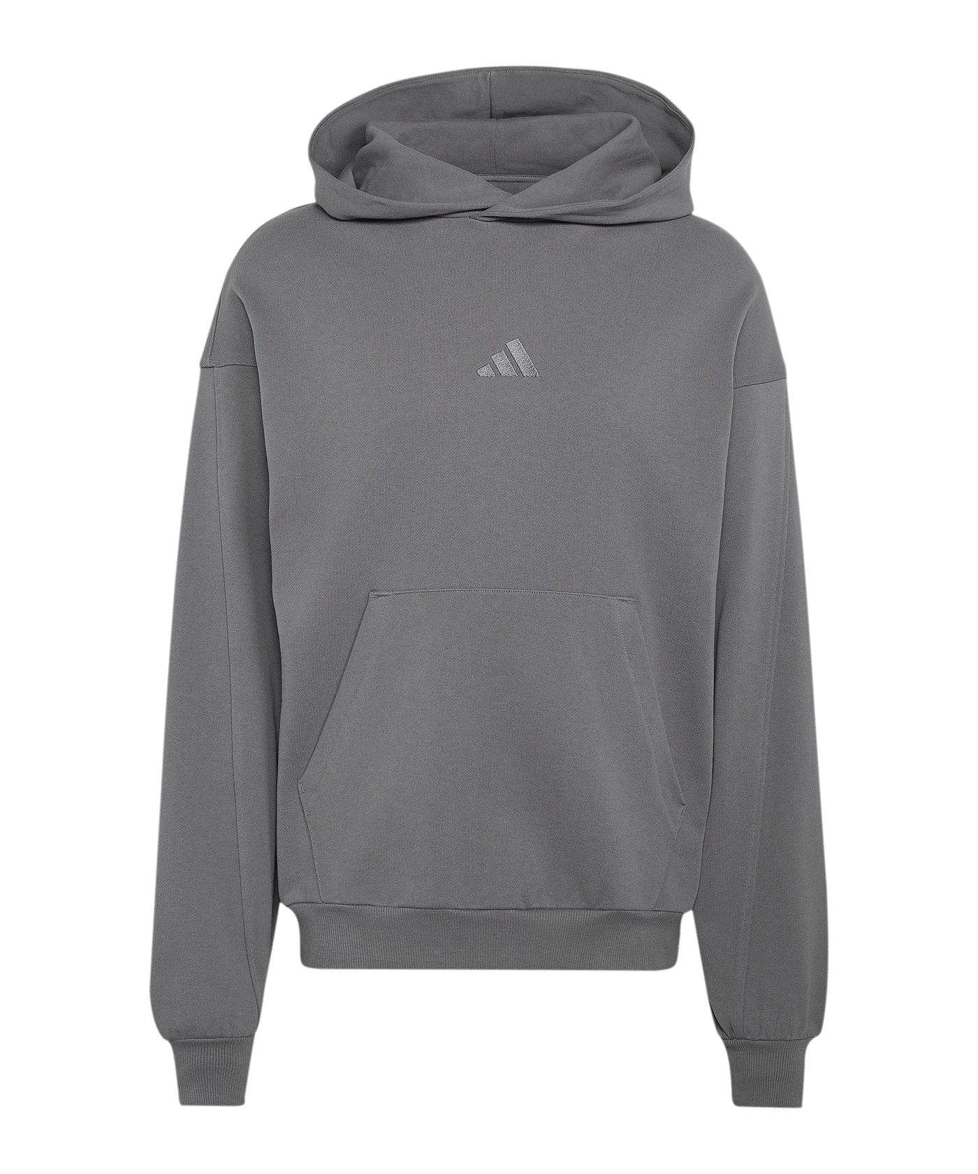 adidas Kit Small Logo Hoody Grau - grau
