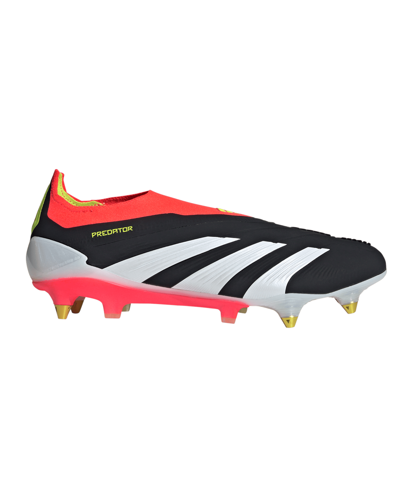 adidas Predator Elite LL SG Solar Energy Schwarz Weiss Rot - schwarz