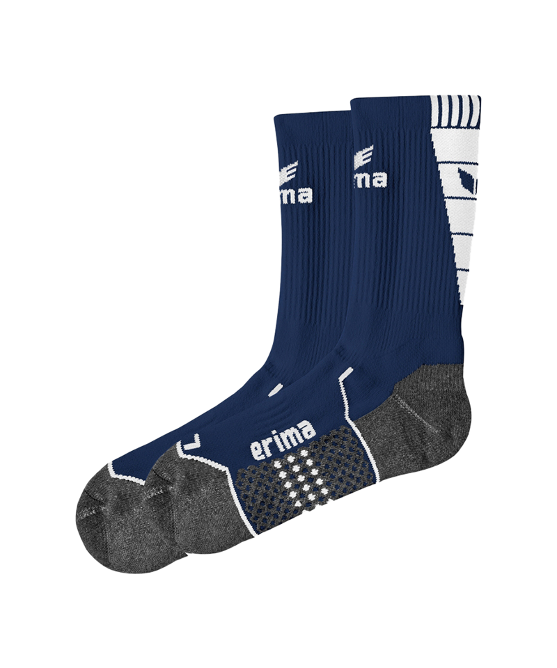 Erima Short Socks Trainingssocken Dunkelblau Weiss - blau