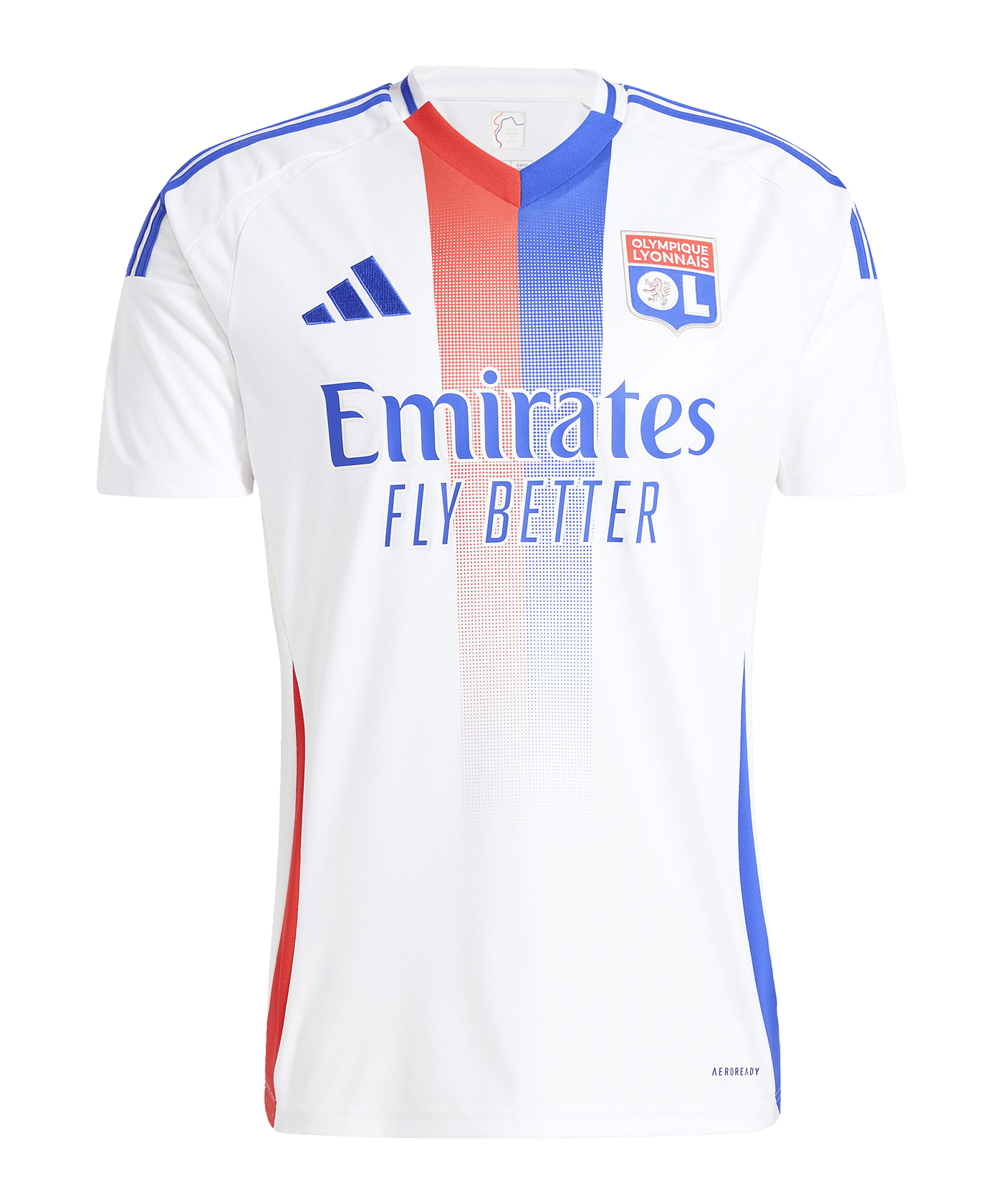 adidas Olympique Lyon Trikot Home 2024/2025 Weiss - weiss