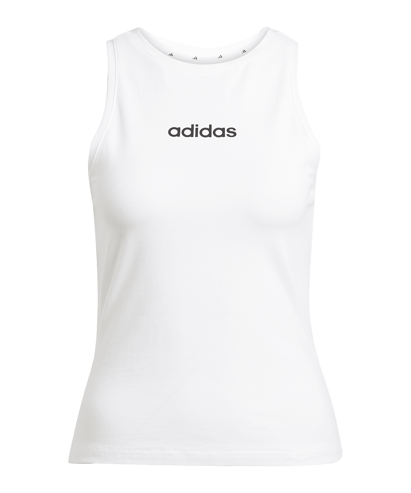 adidas Essentials Linear Tanktop Damen Weiß - weiss