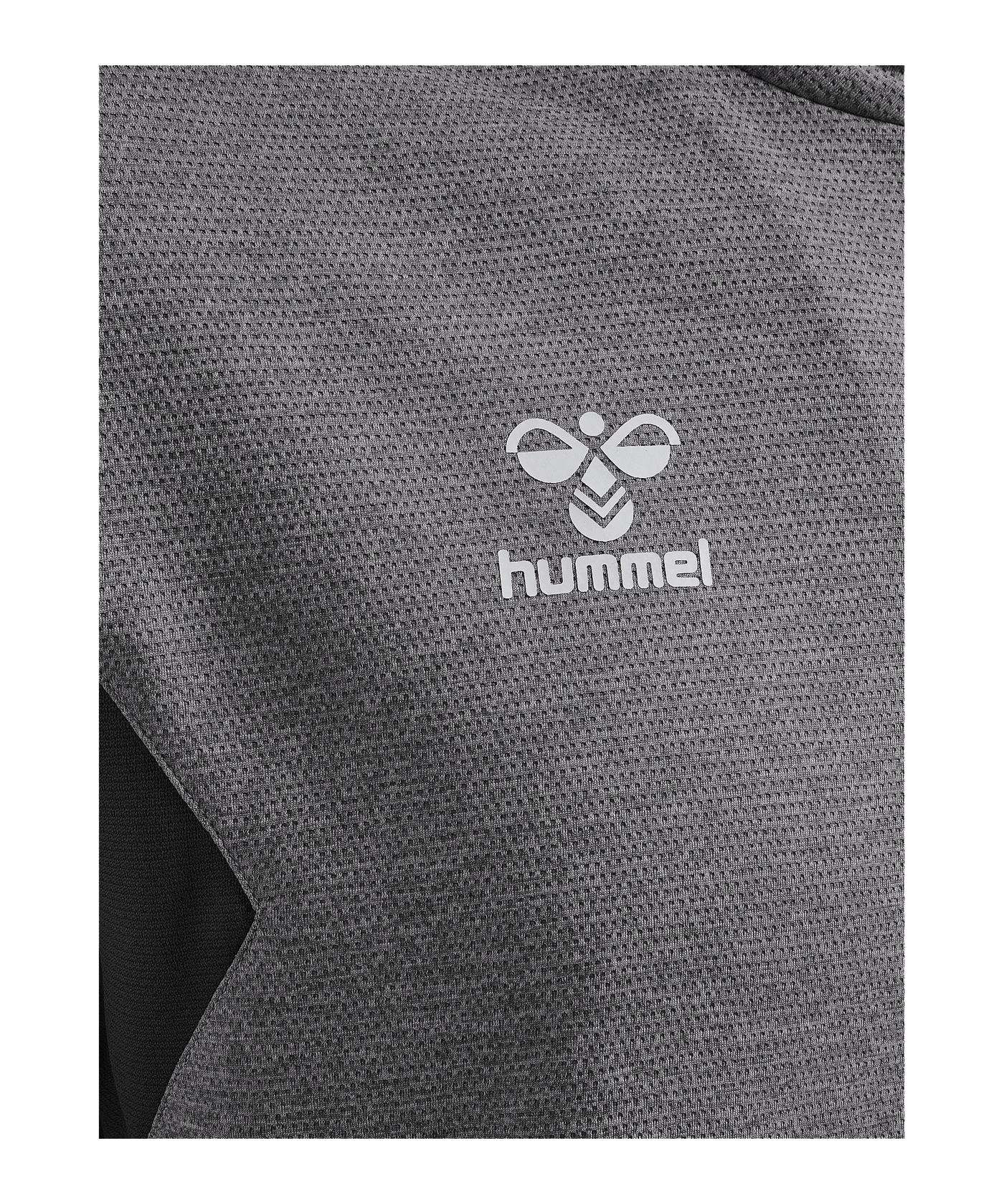 Hummel hmlAUTHENTIC HalfZip Sweatshirt Grau F2006 - grau