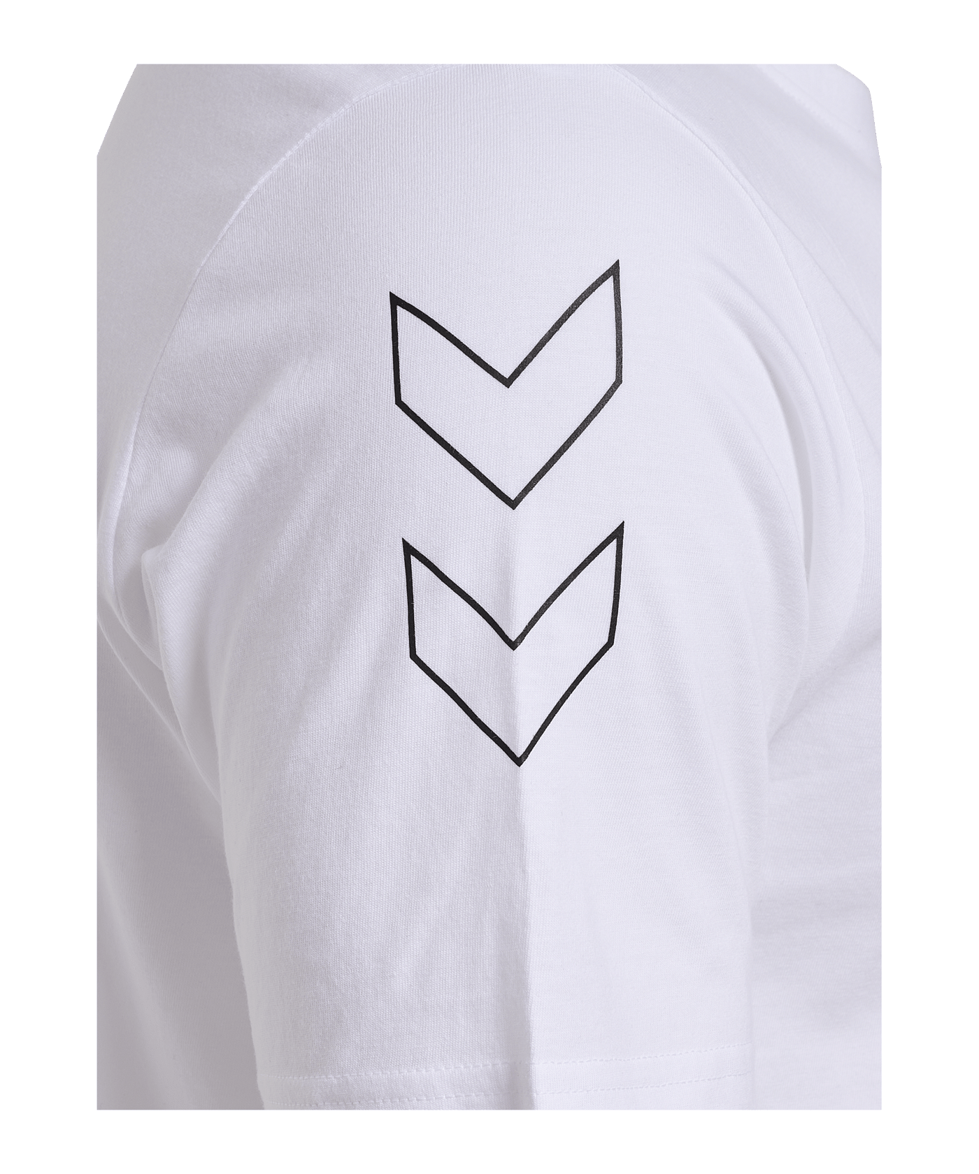 Hummel Elemental Chevron Cotton T-Shirt Weiss F9001 - weiss