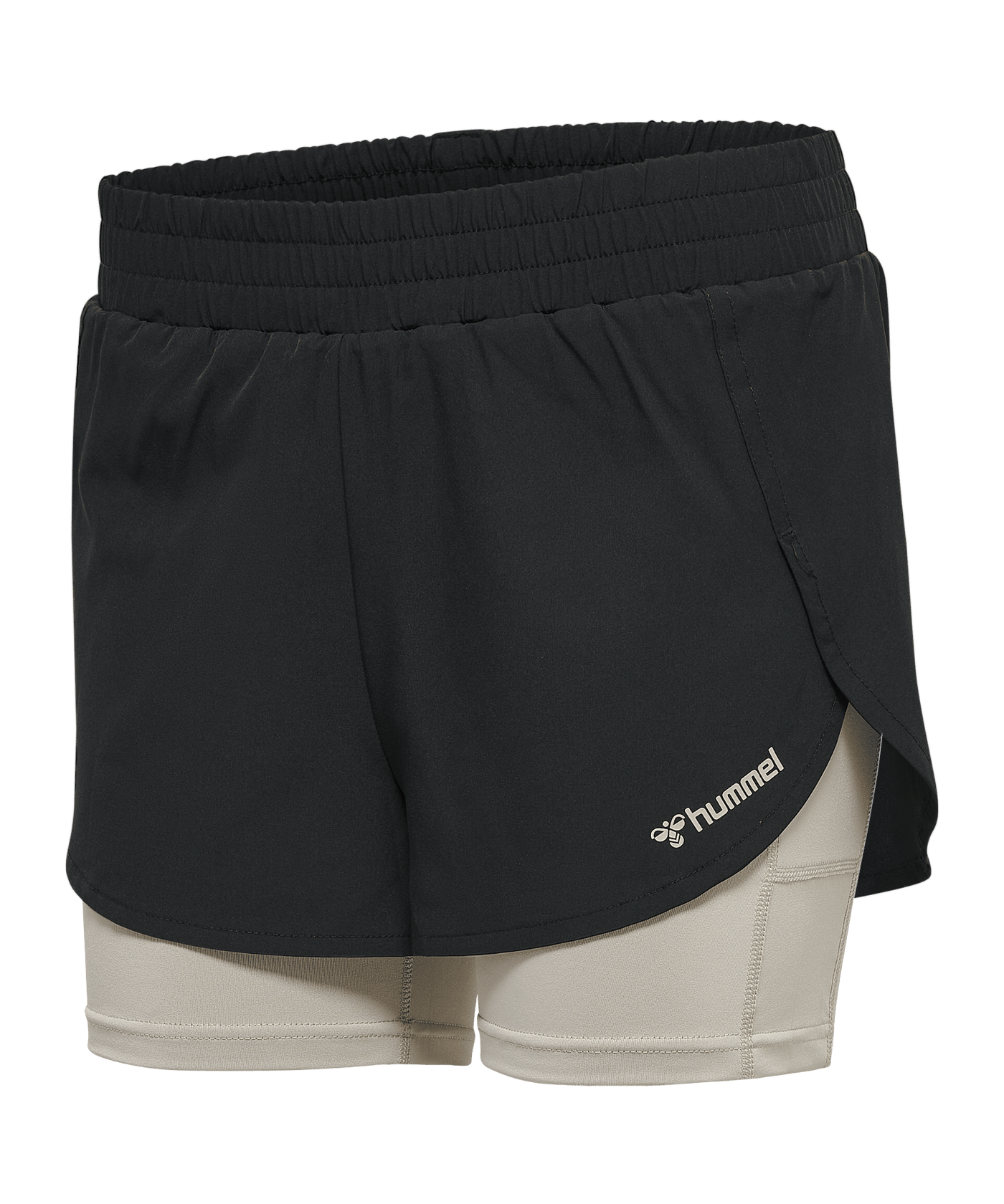 Hummel Mt Track 2 In 1 Short Damen Schwarz F2001