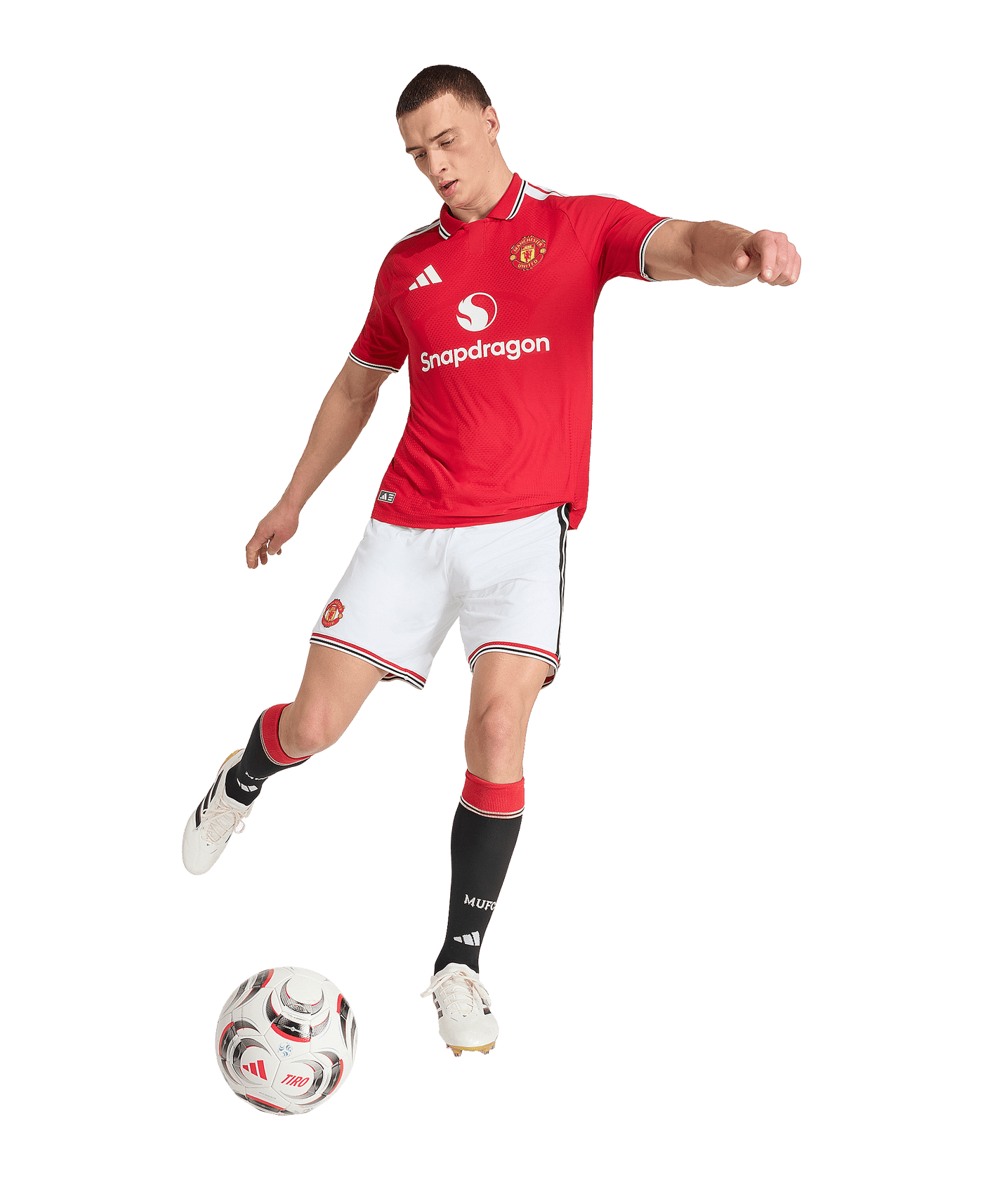 adidas Manchester United Authentic Trikot Home 2026/2027 Rot - rot