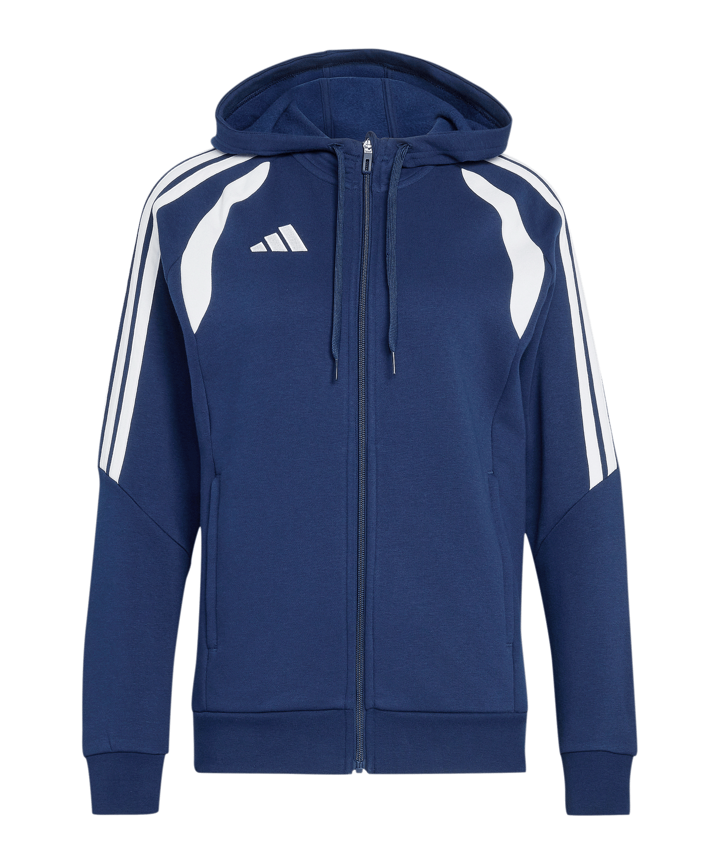 adidas Tiro 26 League Kapuzenjacke Damen Dunkelblau - weiss