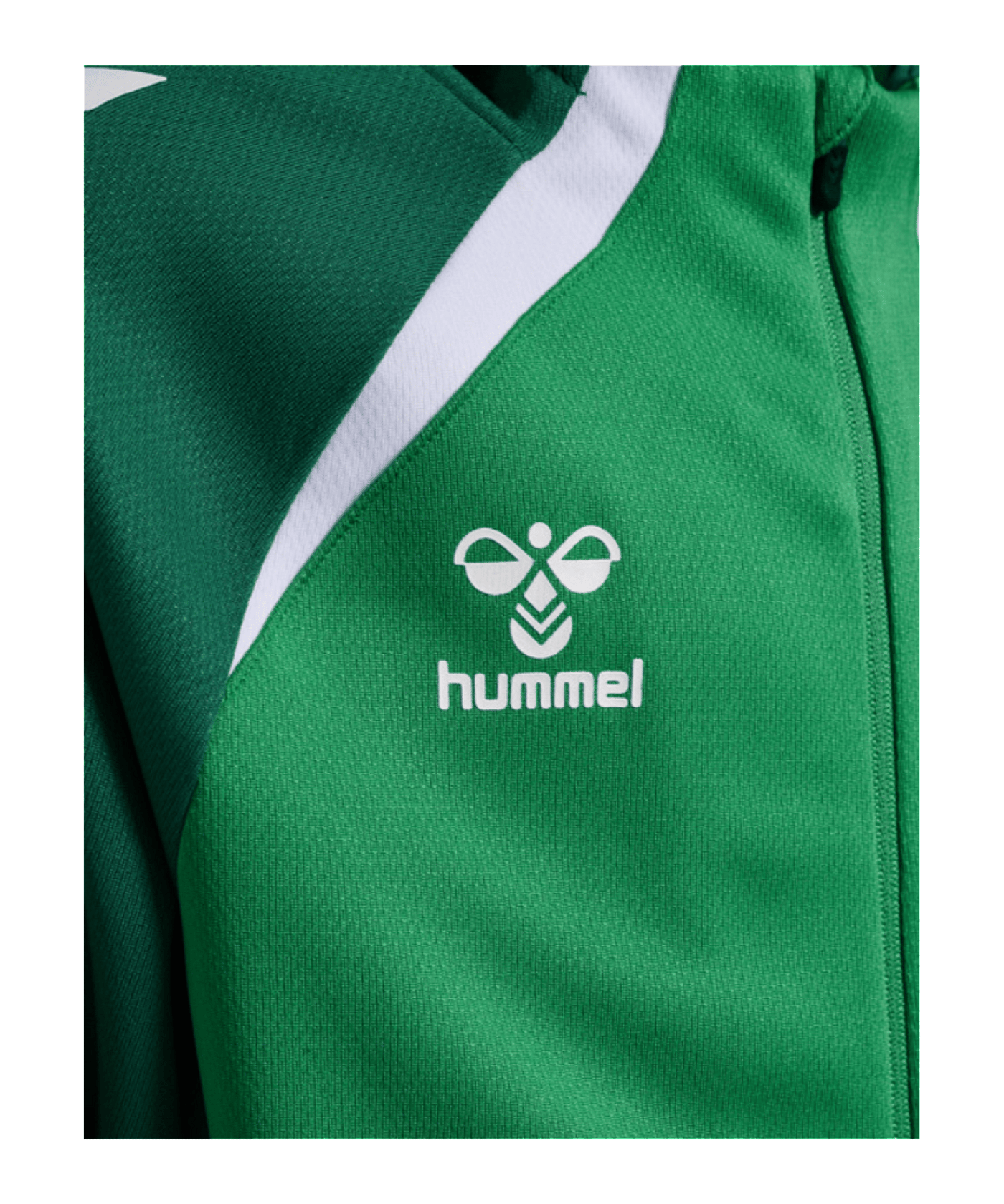 Hummel Lead 2.0 Kapuzenjacke Kids Grün F6327
