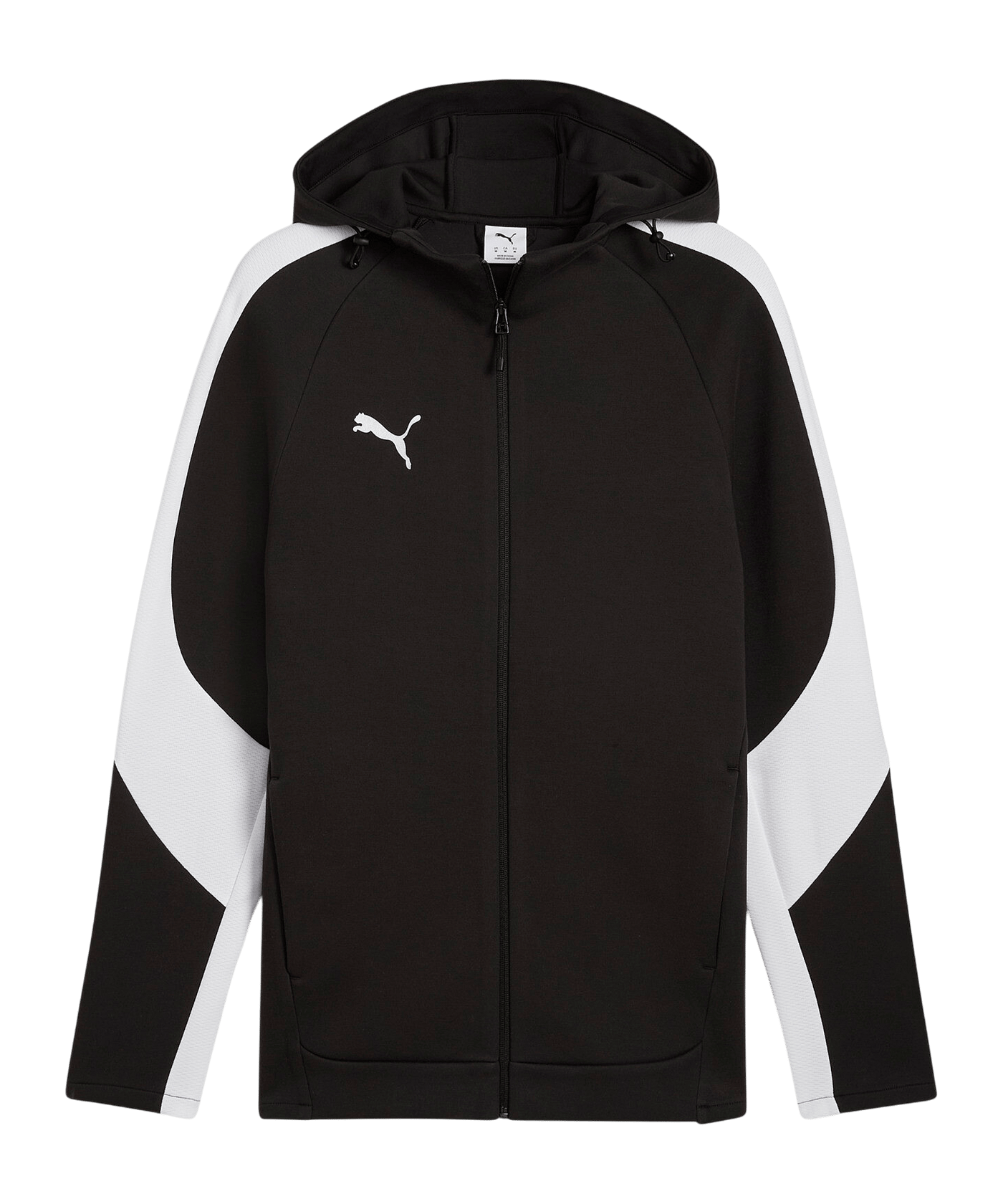 PUMA teamEVOSTRIPE Kapuzenjacke Schwarz F03 - schwarz