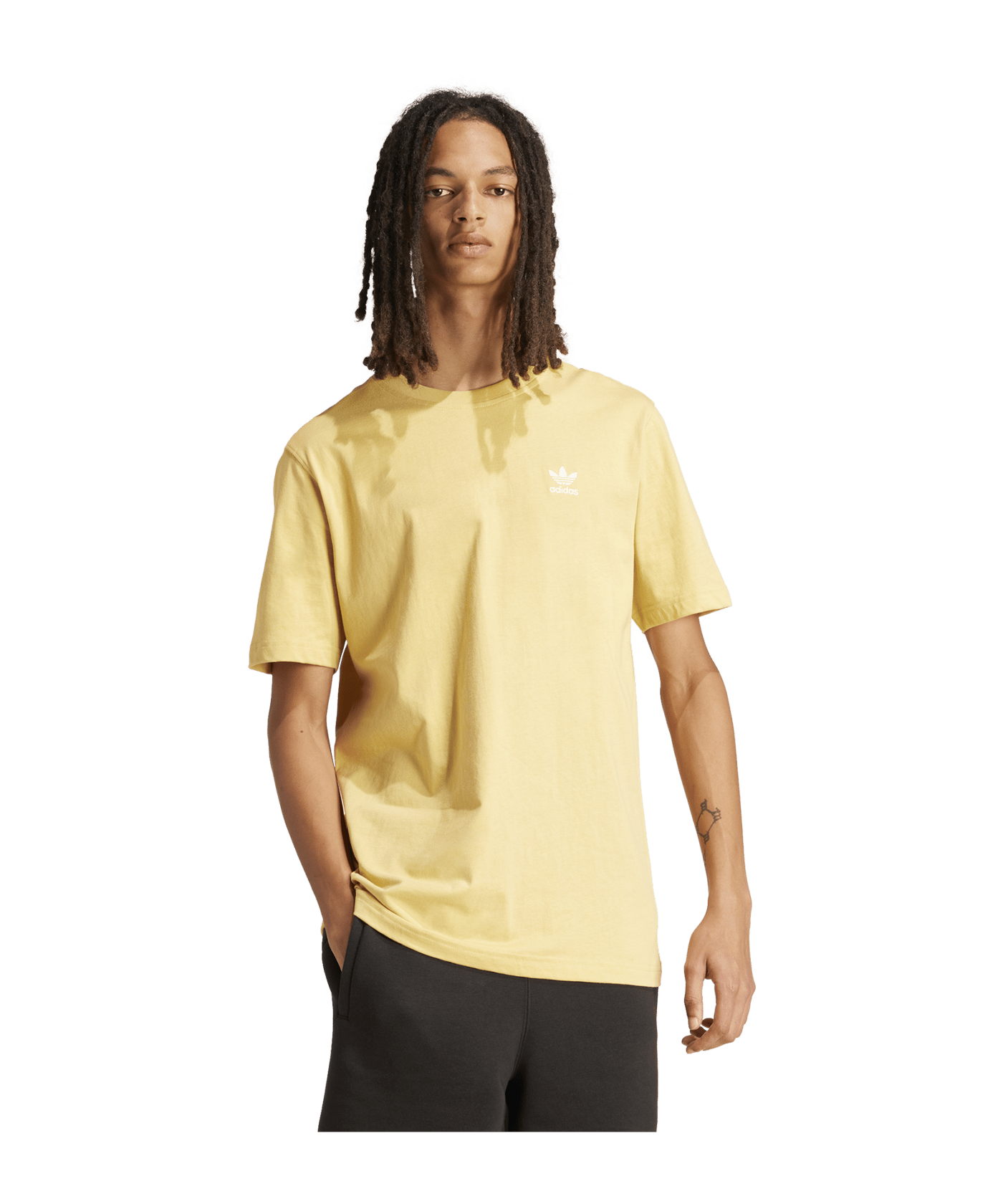 adidas Originals Essentials Trefoil T-Shirt Beige - beige