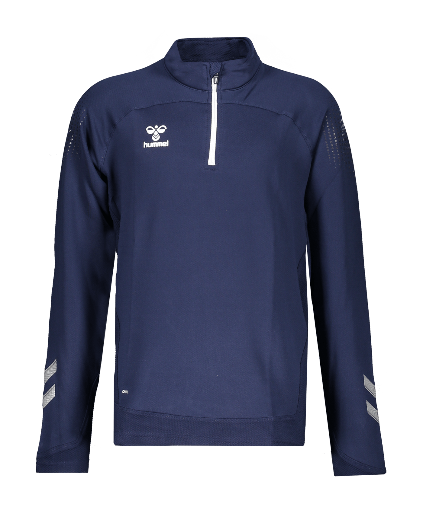 Hummel hmlLEAD HalfZip Sweatshirt Kids Blau F7026 - blau