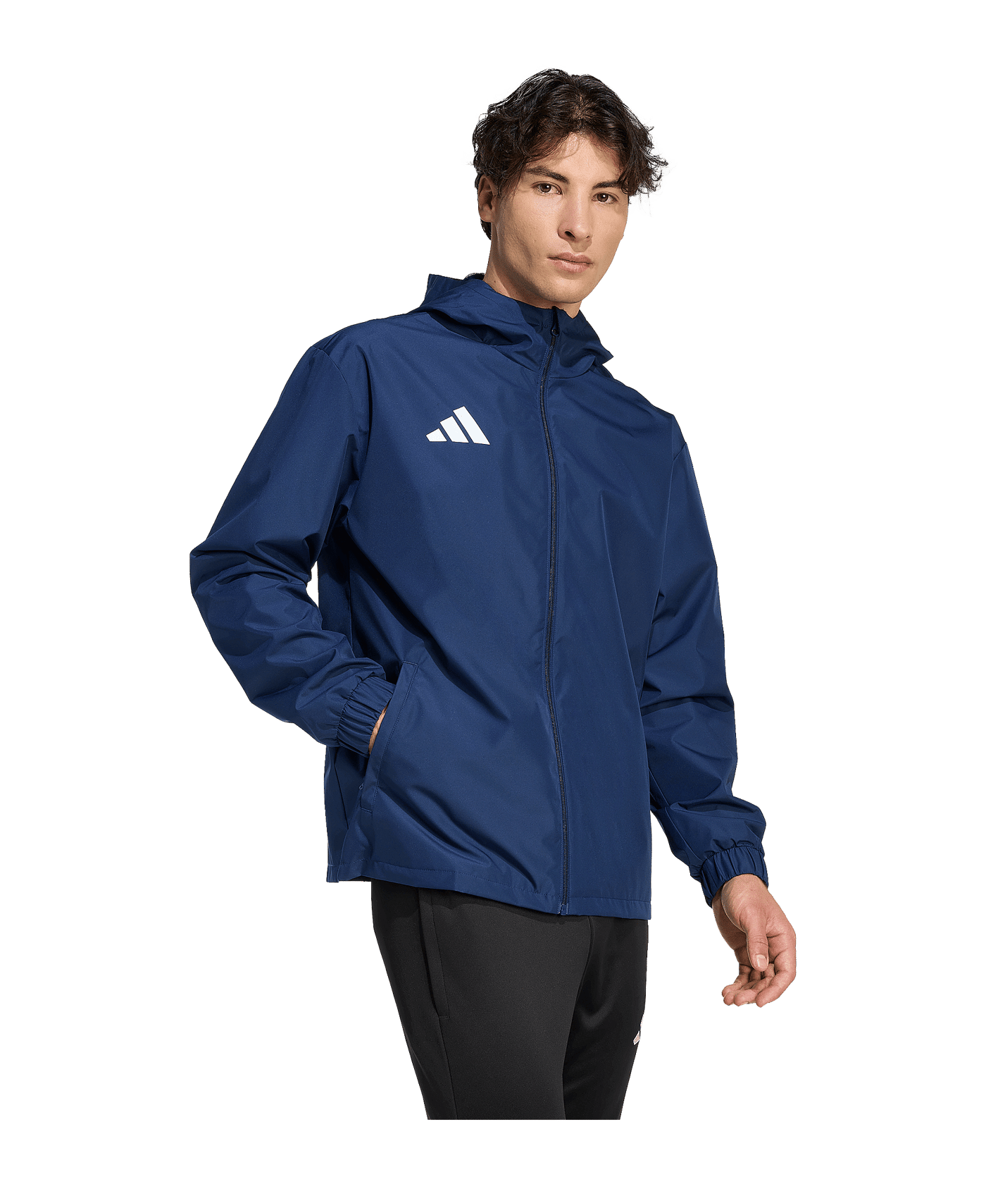 adidas Entrada 26 Regenjacke Dunkelblau - blau