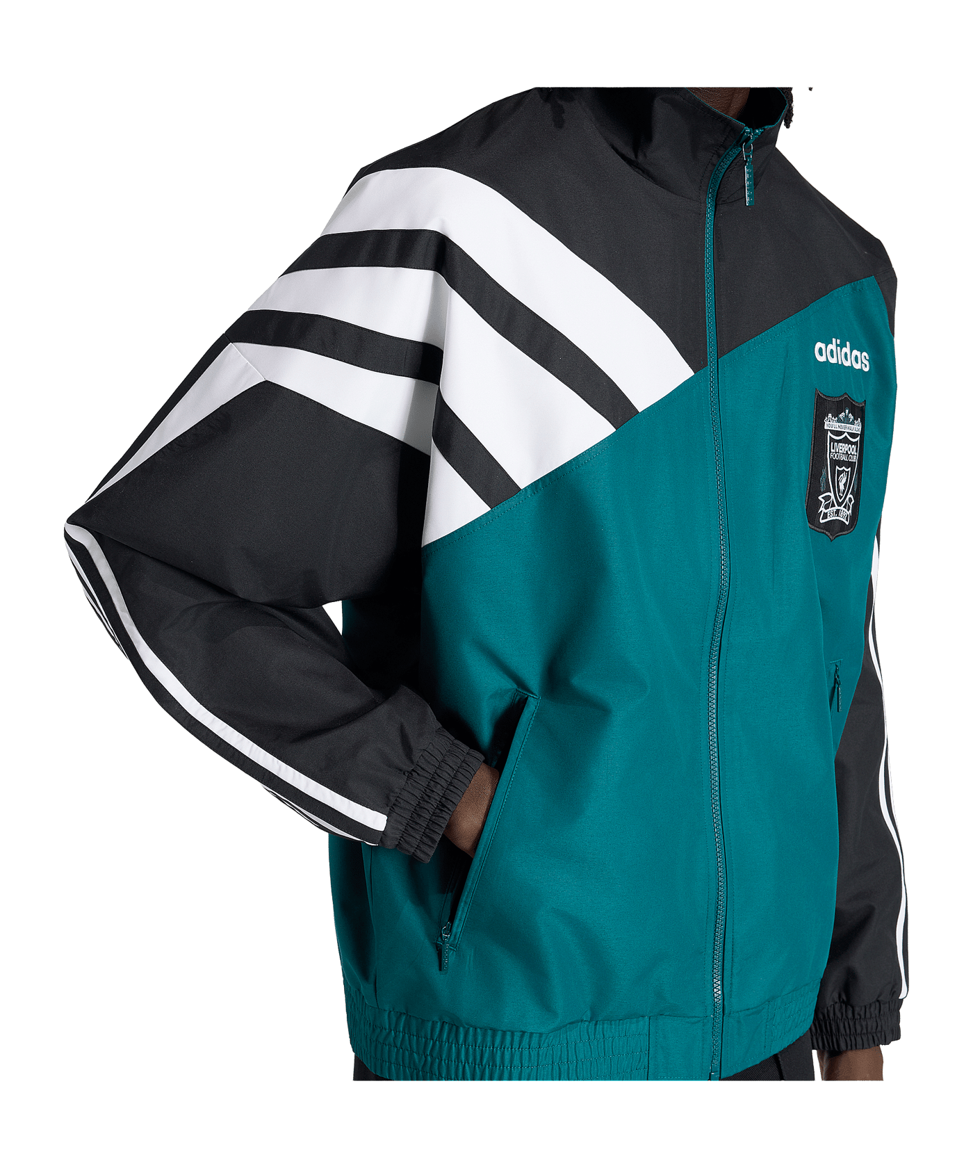 adidas FC Liverpool Track Jacke 95 Grün - gruen