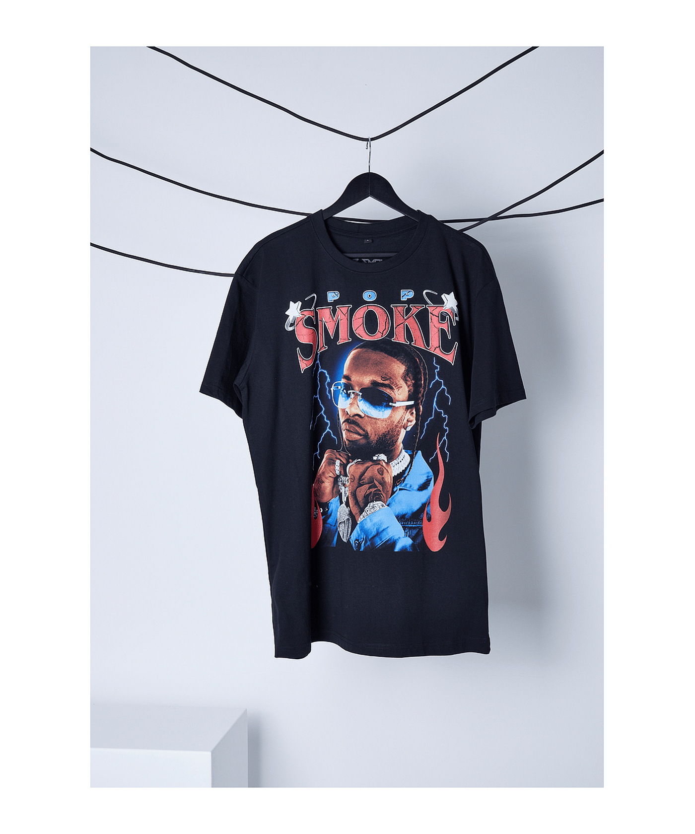 Mister Tee Pop Smoke Faith O T-Shirt Schwarz - schwarz