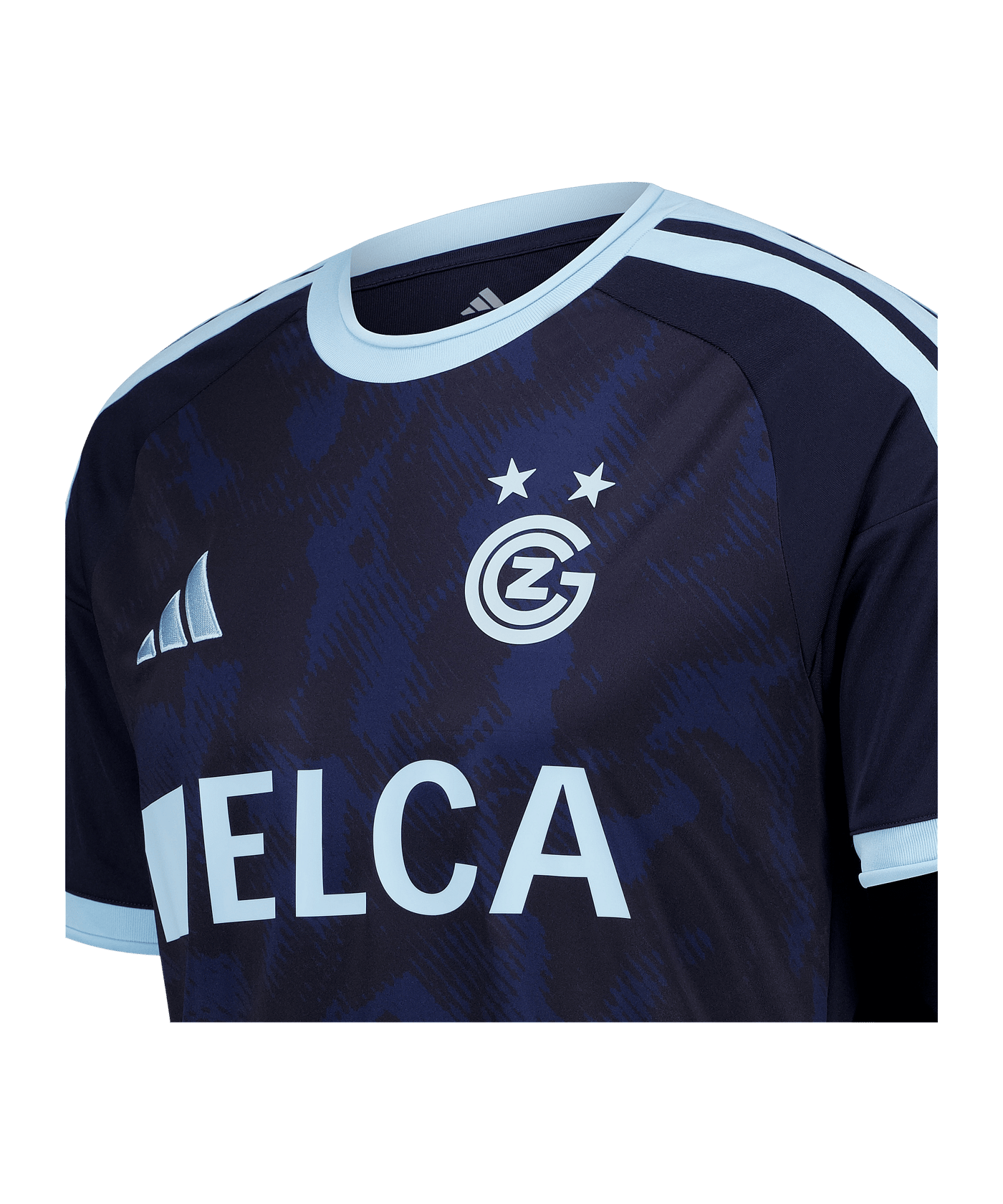 adidas GCZ Grasshopper Club Zürich Custom Trikot Away 2026/2027 Dunkelblau - blau