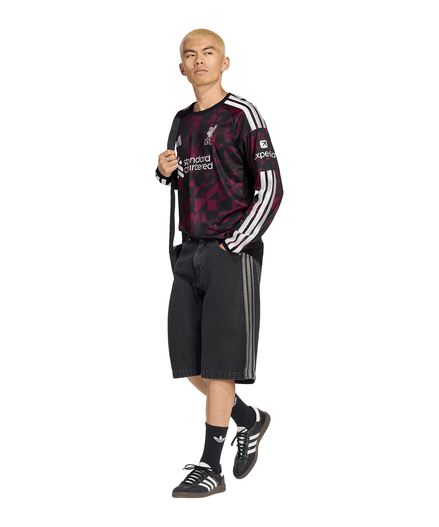 adidas FC Liverpool Trikot Langarm 3rd 2026/2027 Schwarz - schwarz
