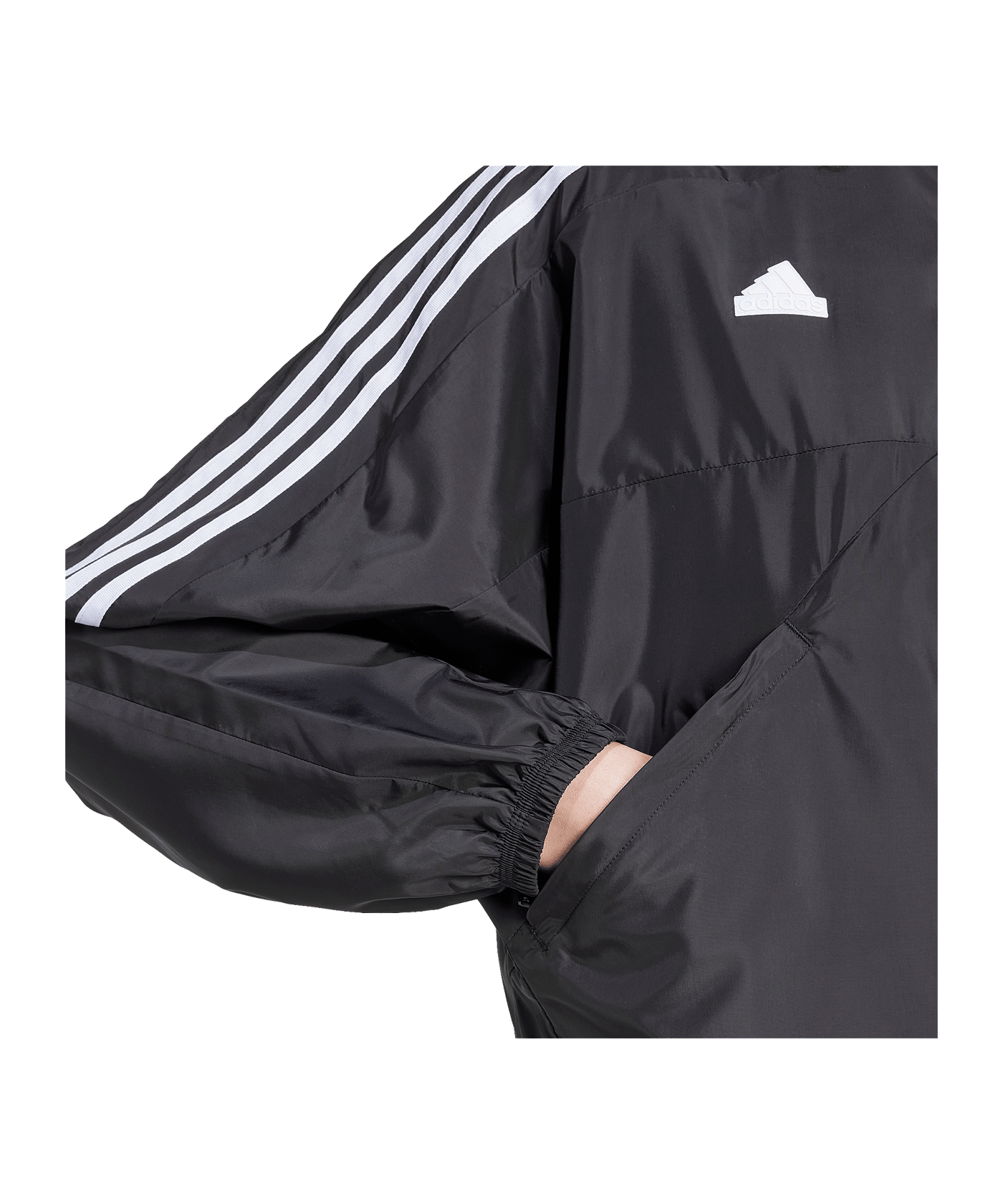 adidas Tiro Woven Jacke Damen Schwarz - schwarz