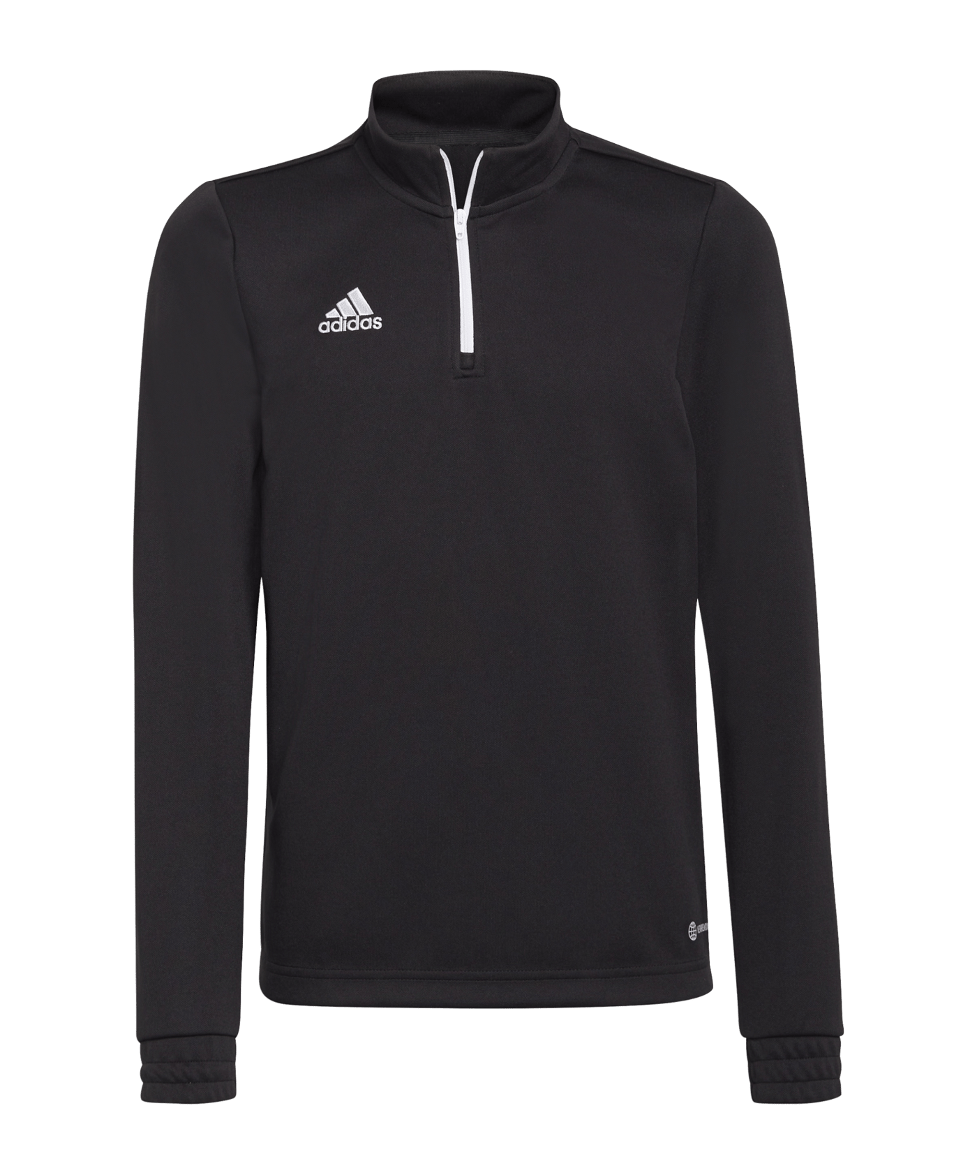 adidas Entrada 22 HalfZip Sweatshirt Kids Schwarz - schwarz