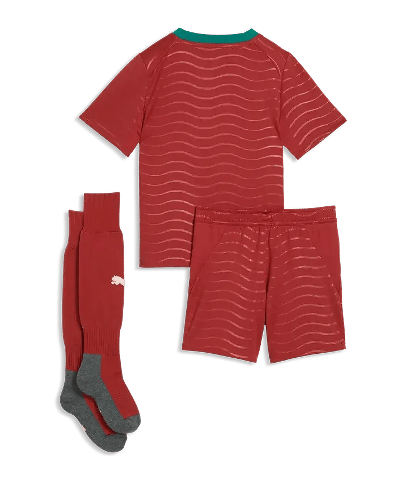 PUMA Portugal Minikit Trikot Set Home WM 2026 Kids Rot F01 - rot
