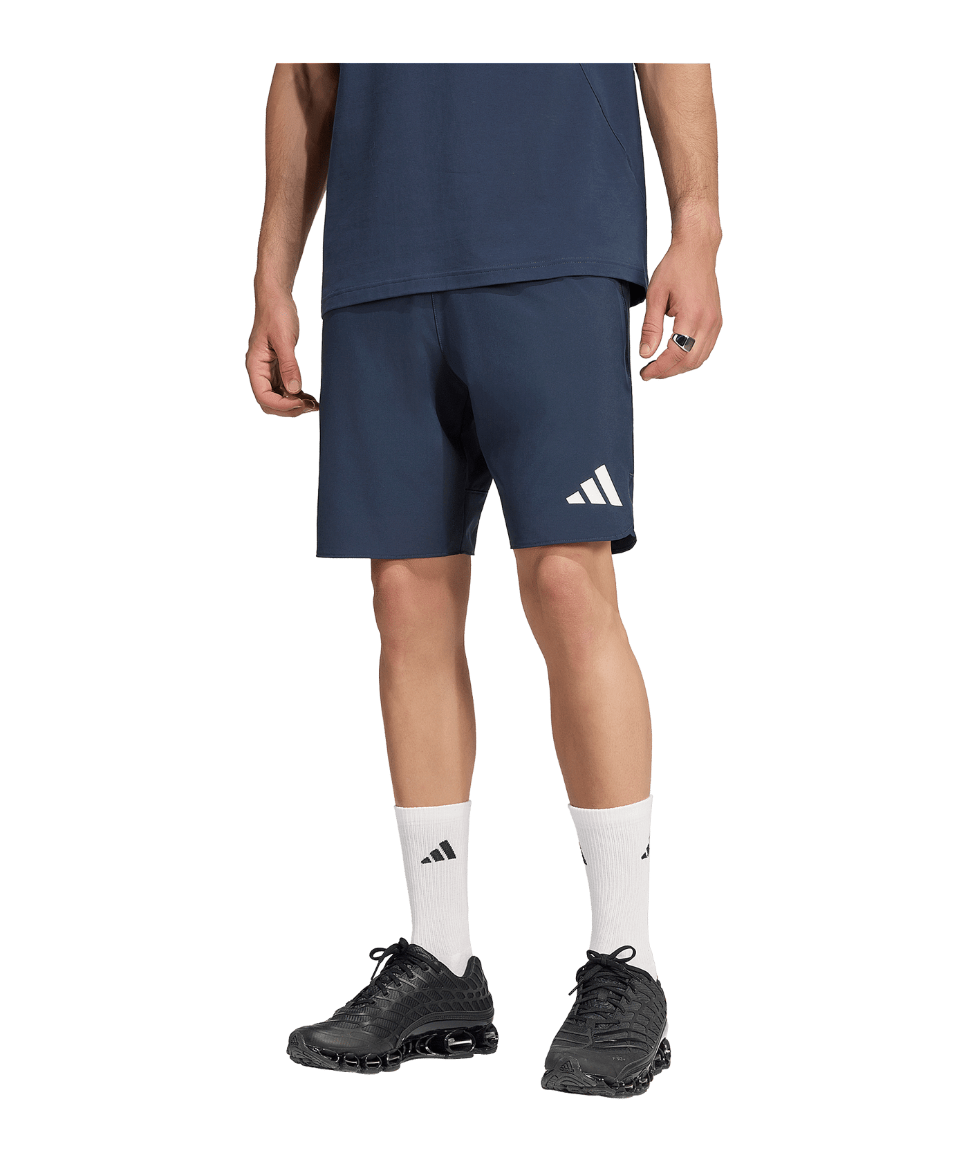 adidas Real Madrid Tiro Travel Short Blau - blau