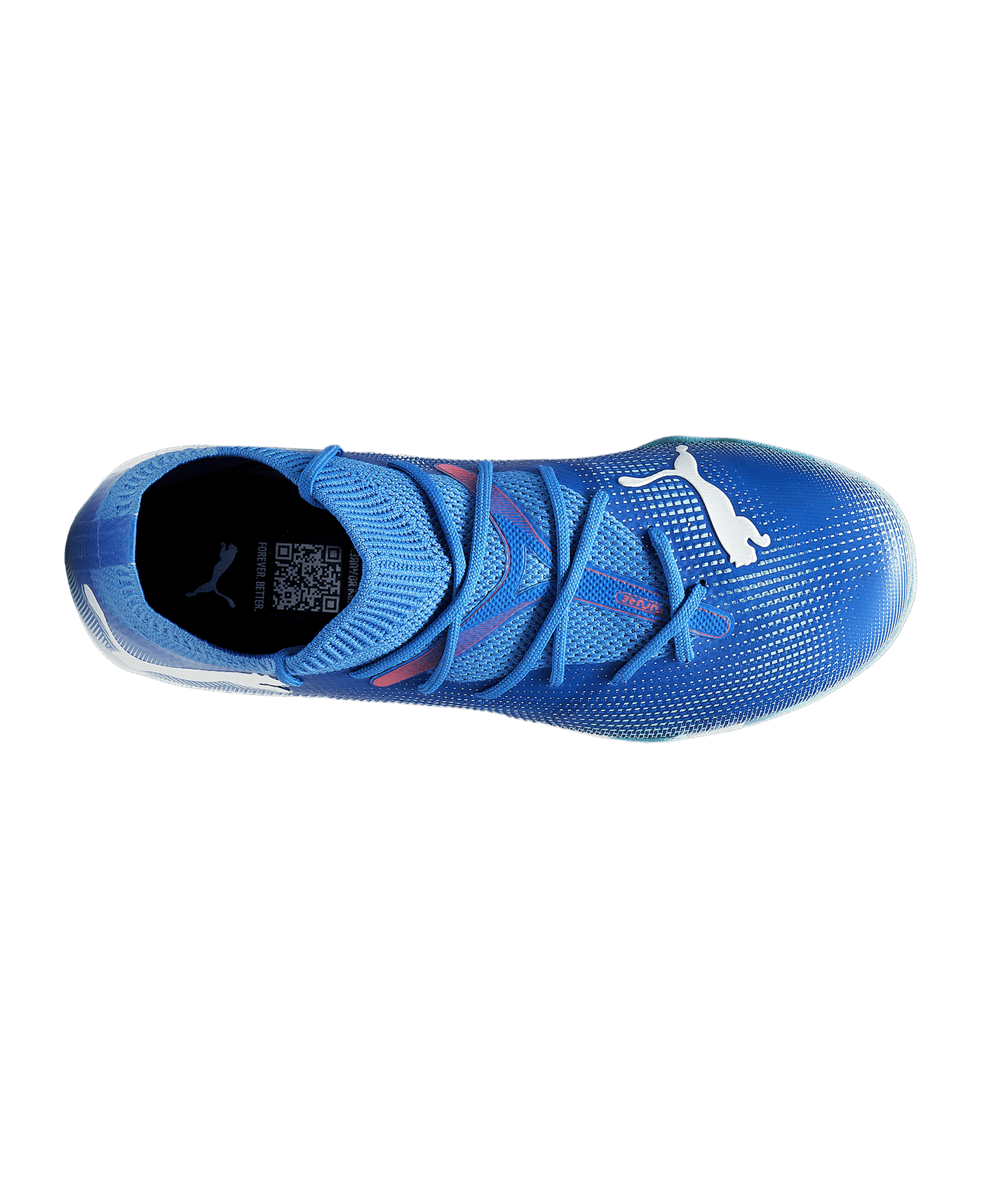 PUMA FUTURE 7 Match IT Halle Mid Formula Jr Kids Blau Weiss F01 - blau