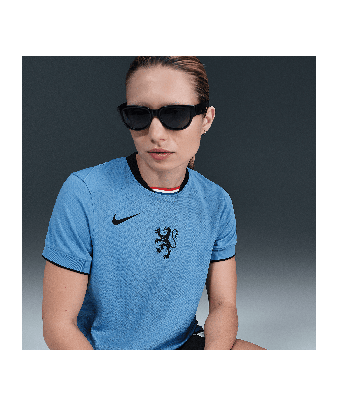 Nike Niederlande Trikot Away 2025 Damen Blau F489 - blau
