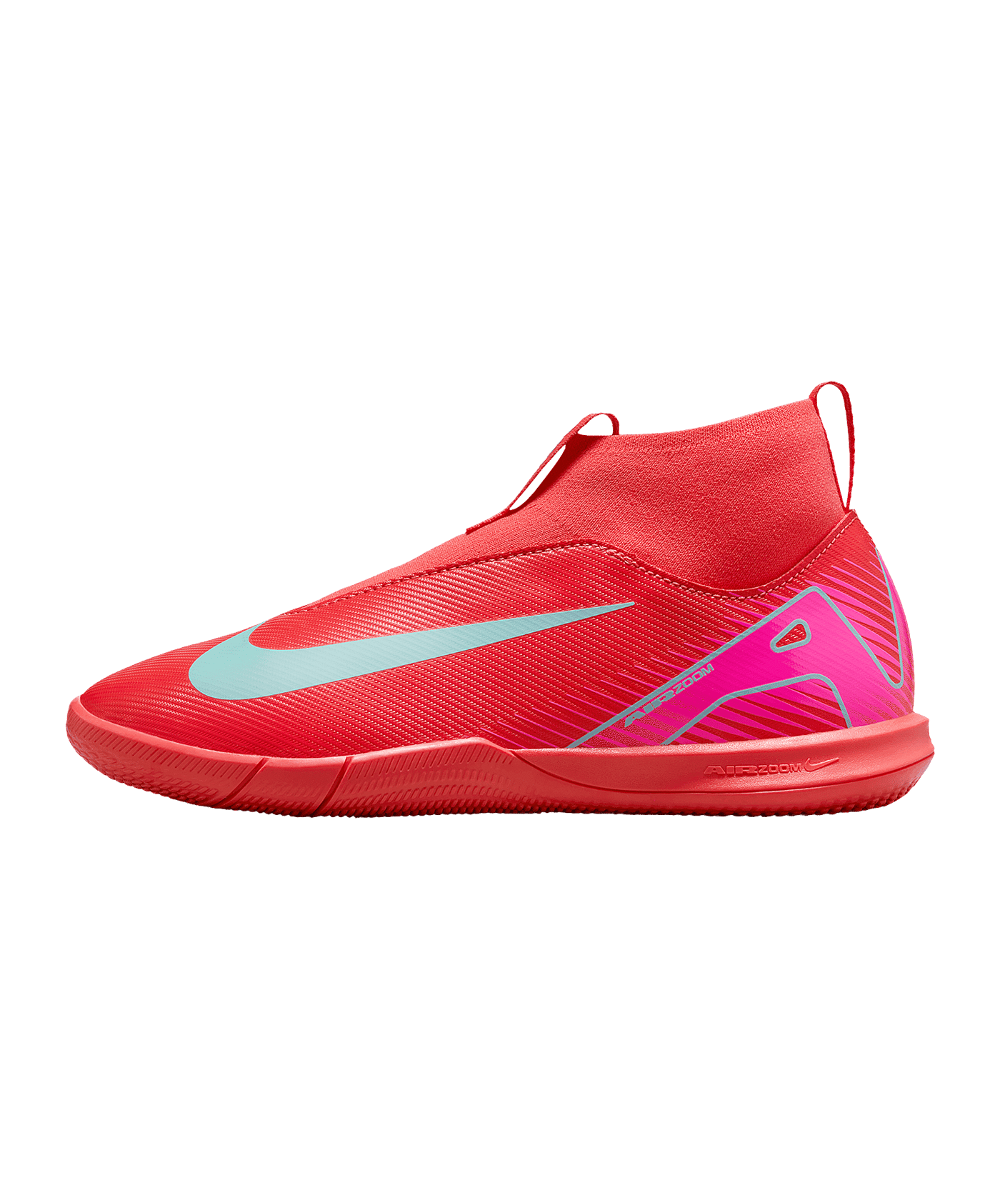 Nike Jr Air Zoom Mercurial Superfly X Academy IN Mad Energy Kids Rot F800 - rot