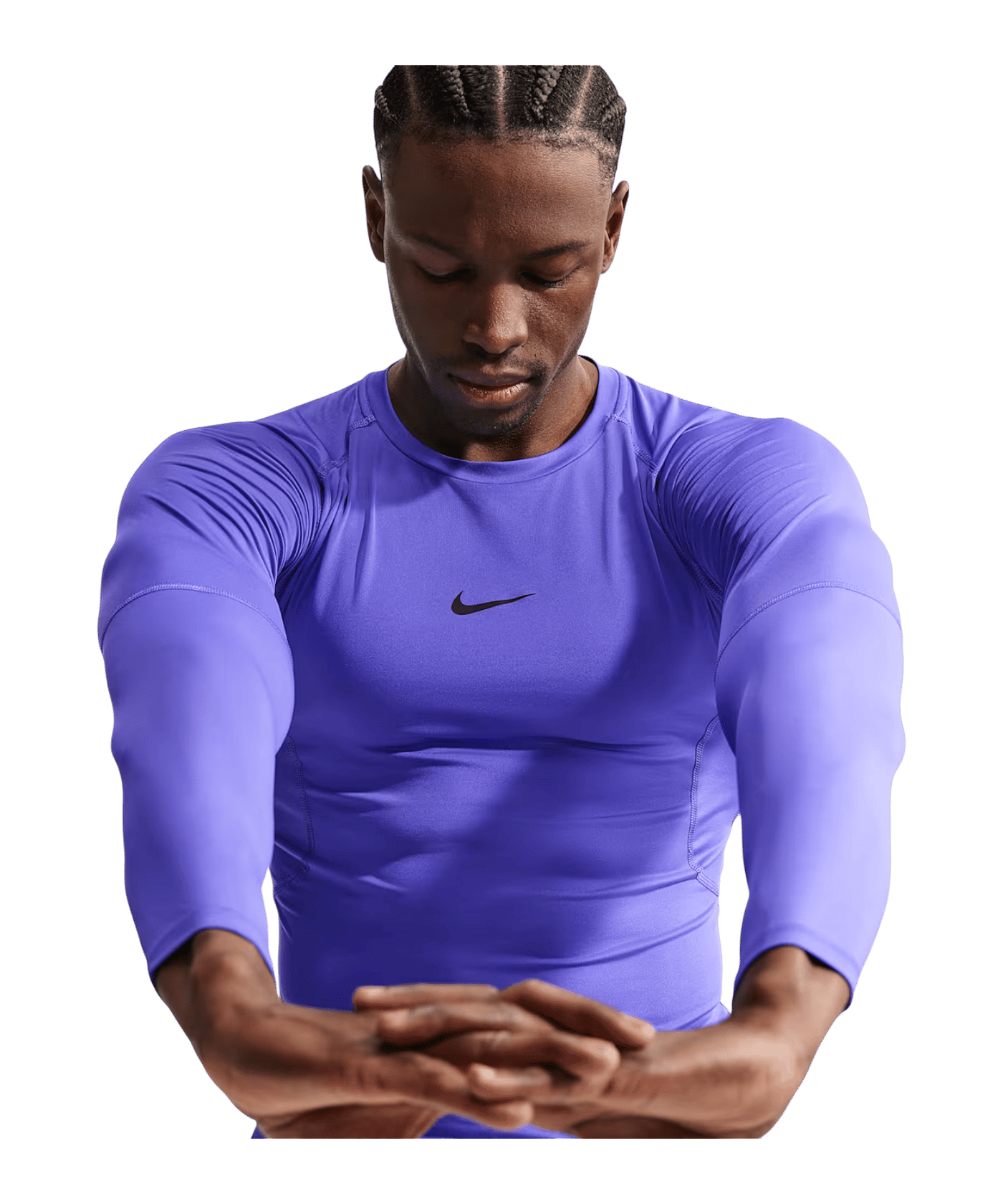 Nike Dri-Fit fitness Tight Underwear Longseeve - lila