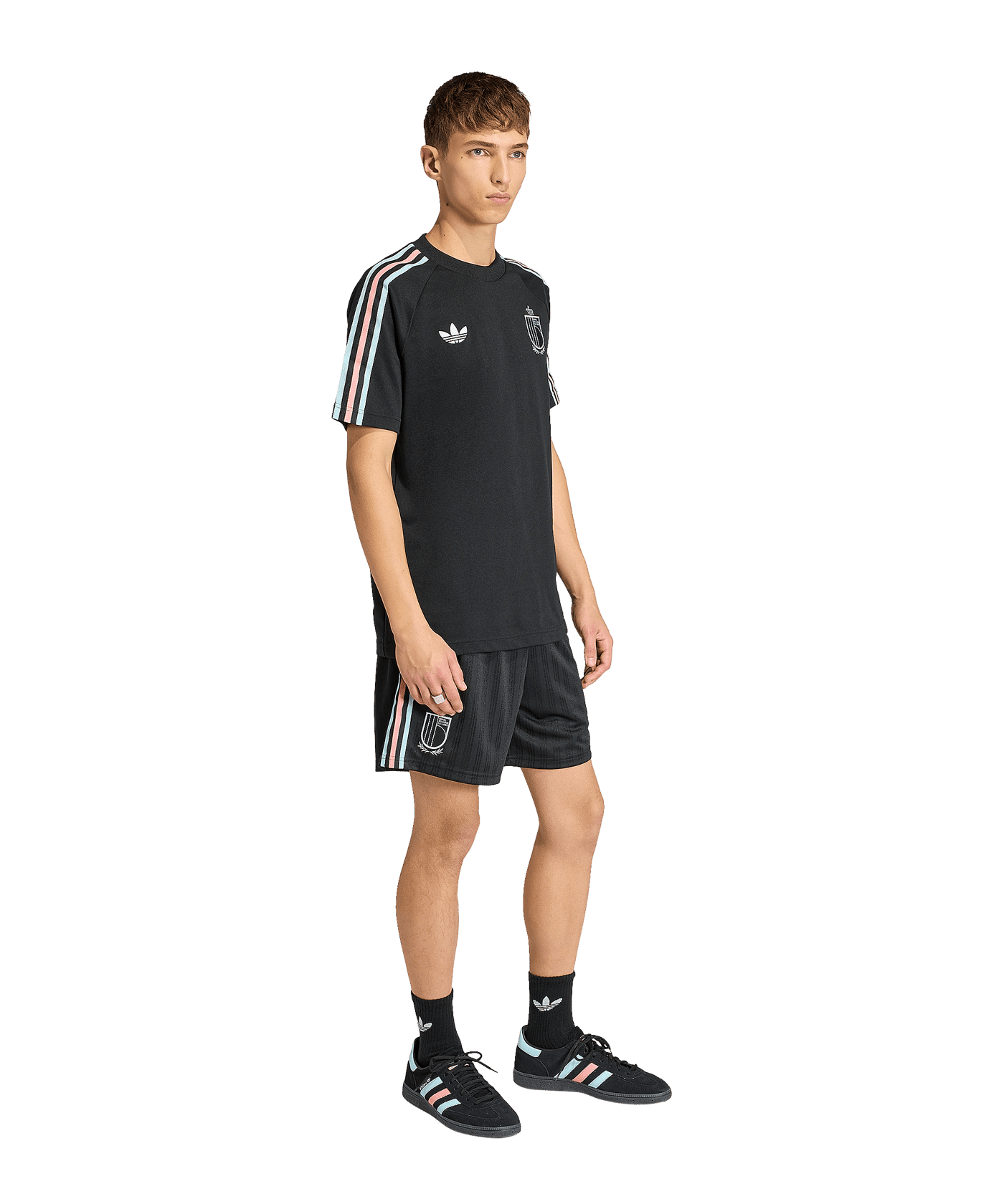 adidas KBVB Belgien Originals T-Shirt Schwarz - schwarz