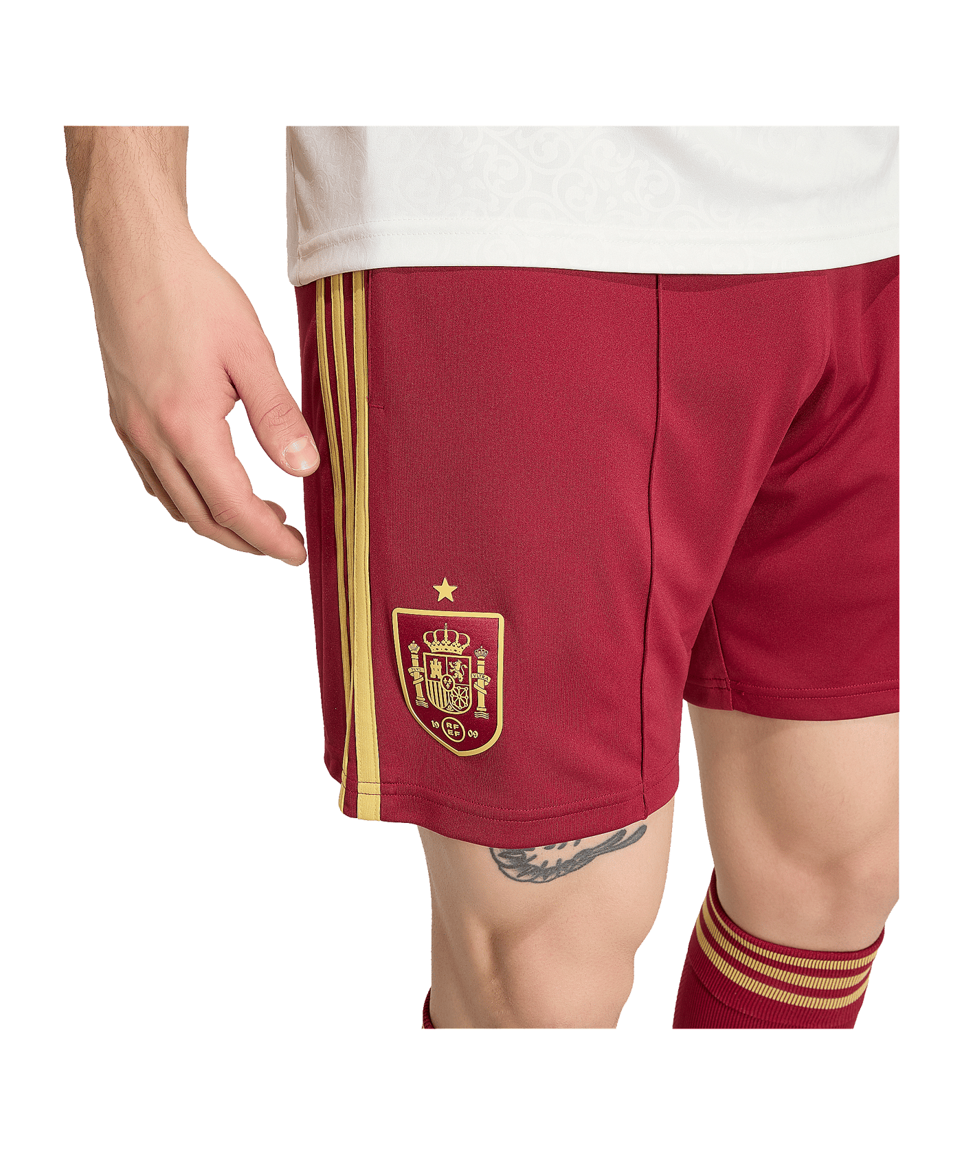 adidas FEF Spanien Short Away WM 2026 Rot - rot