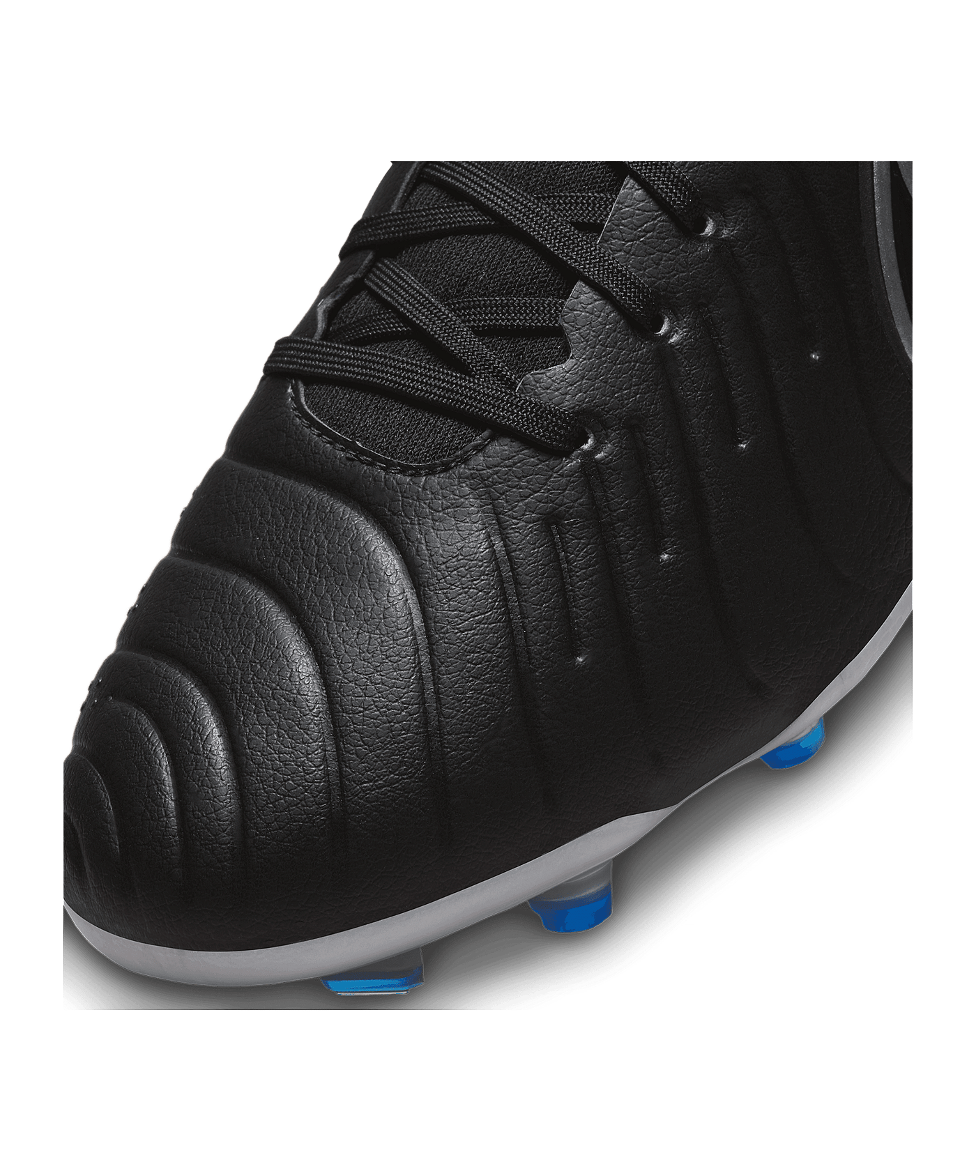 Nike Tiempo Legend X Pro FG Shadow Schwarz Silber Blau F040 - schwarz