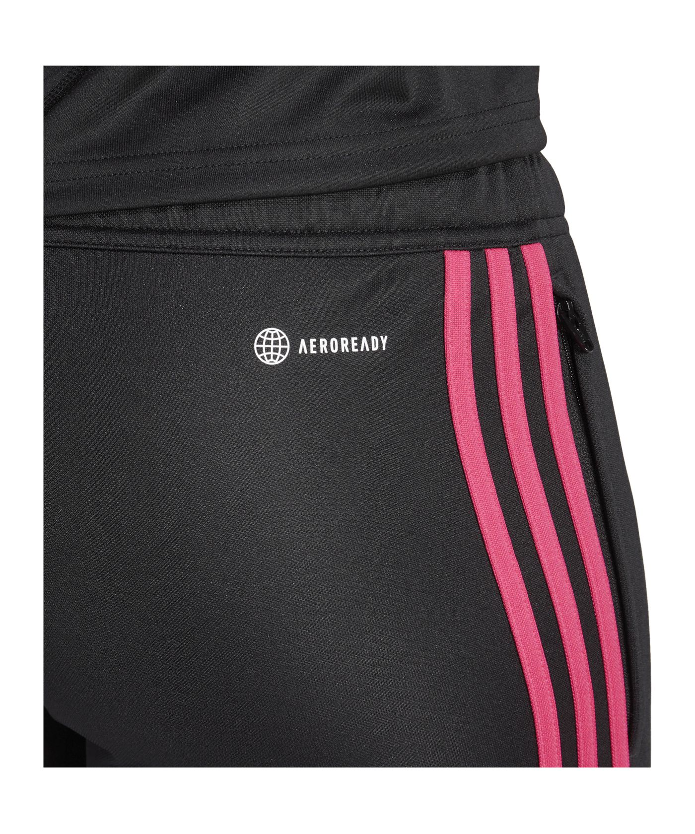 adidas Tiro 23 Club Trainingshose Damen Schwarz Pink - schwarz