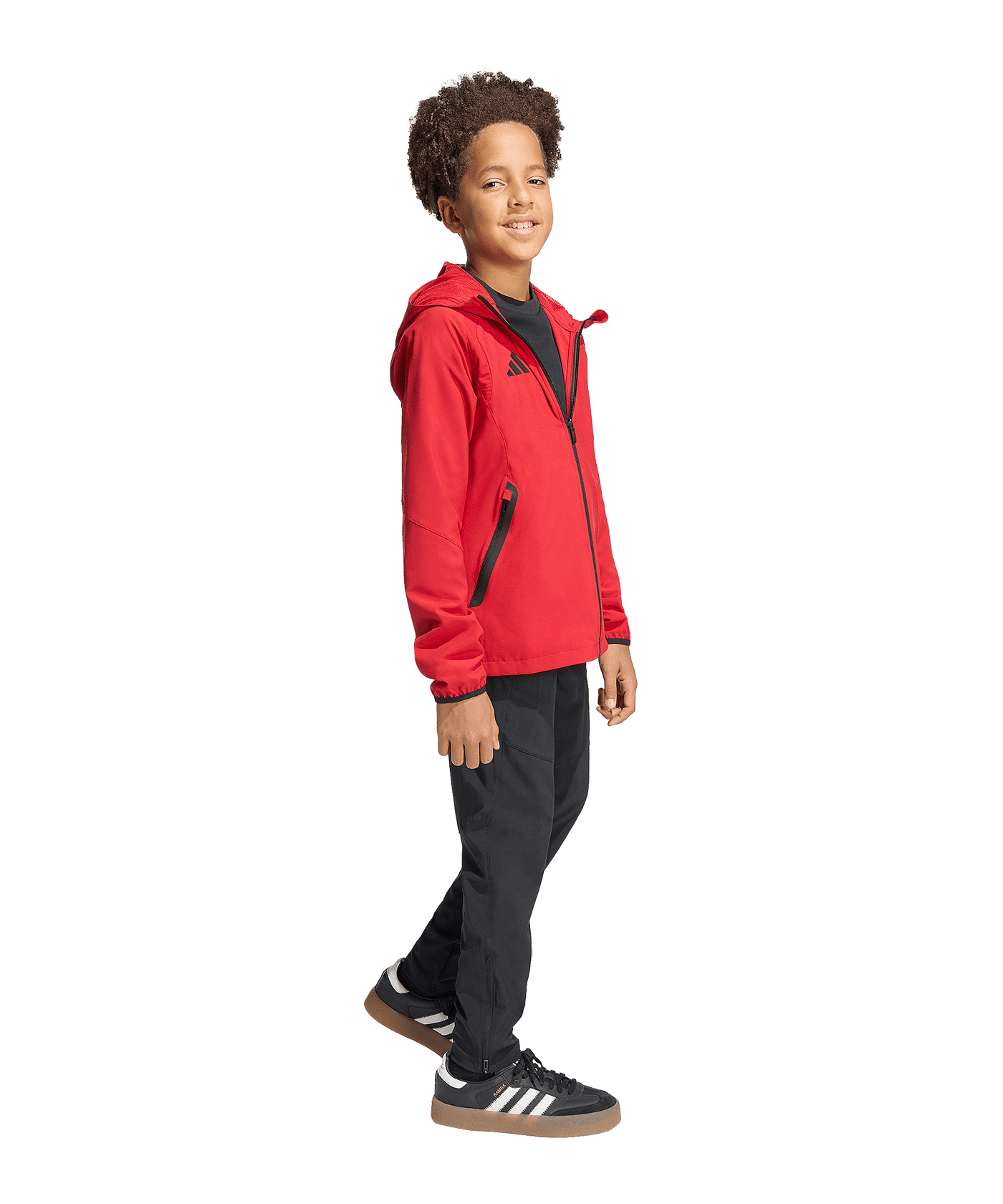 adidas Tiro Travel Windjacke Kids Rot - rot