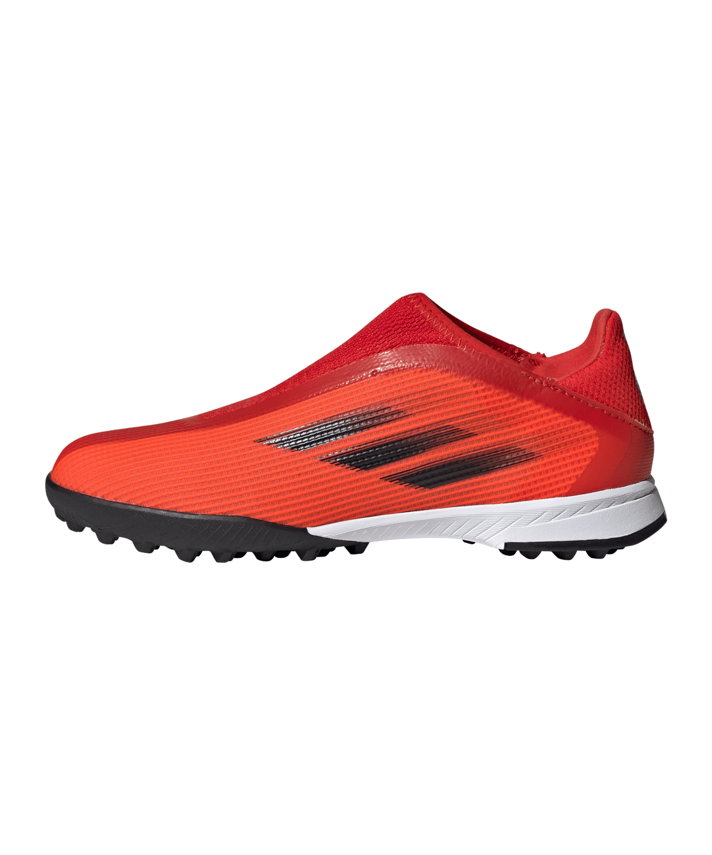adidas X SPEEDFLOW.3 LL TF Meteorite J Kids Rot Schwarz - rot