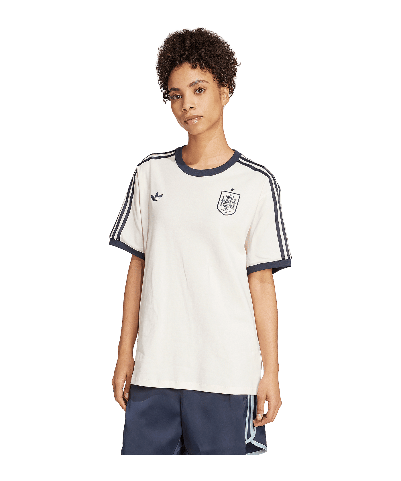 adidas Spanien T-Shirt Damen Weiß - weiss