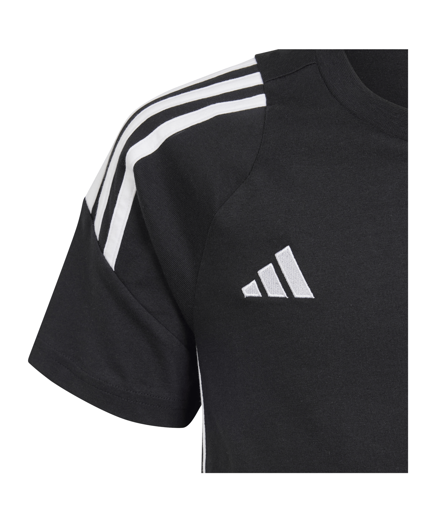 adidas Tiro 24 T-Shirt Kids Schwarz Weiss - schwarz