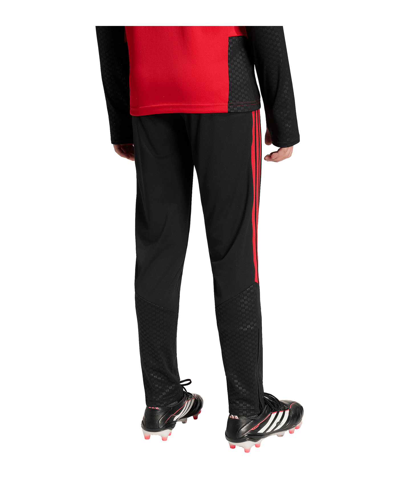 adidas Manchester United Tiro Trainingshose Kids Schwarz - schwarz