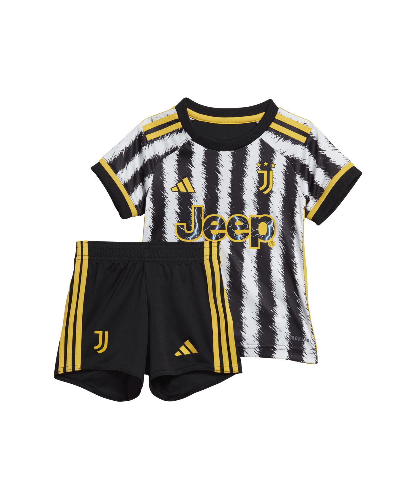 adidas Juventus Turin Babykit Home 2023/2024 Schwarz - schwarz